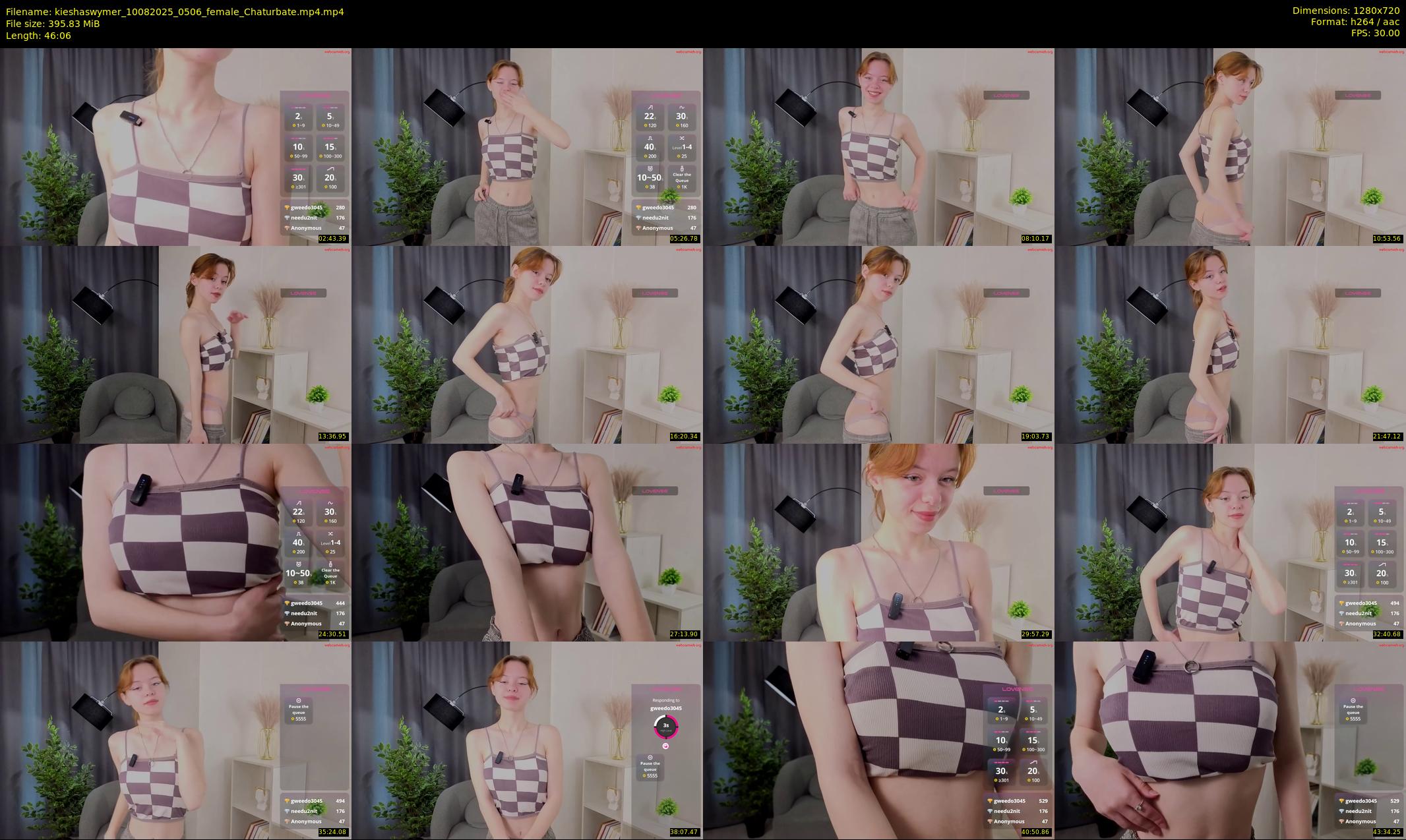 kieshaswymer — 47 minute Chaturbate female cam show recording, 720p, Aug 10, 2025