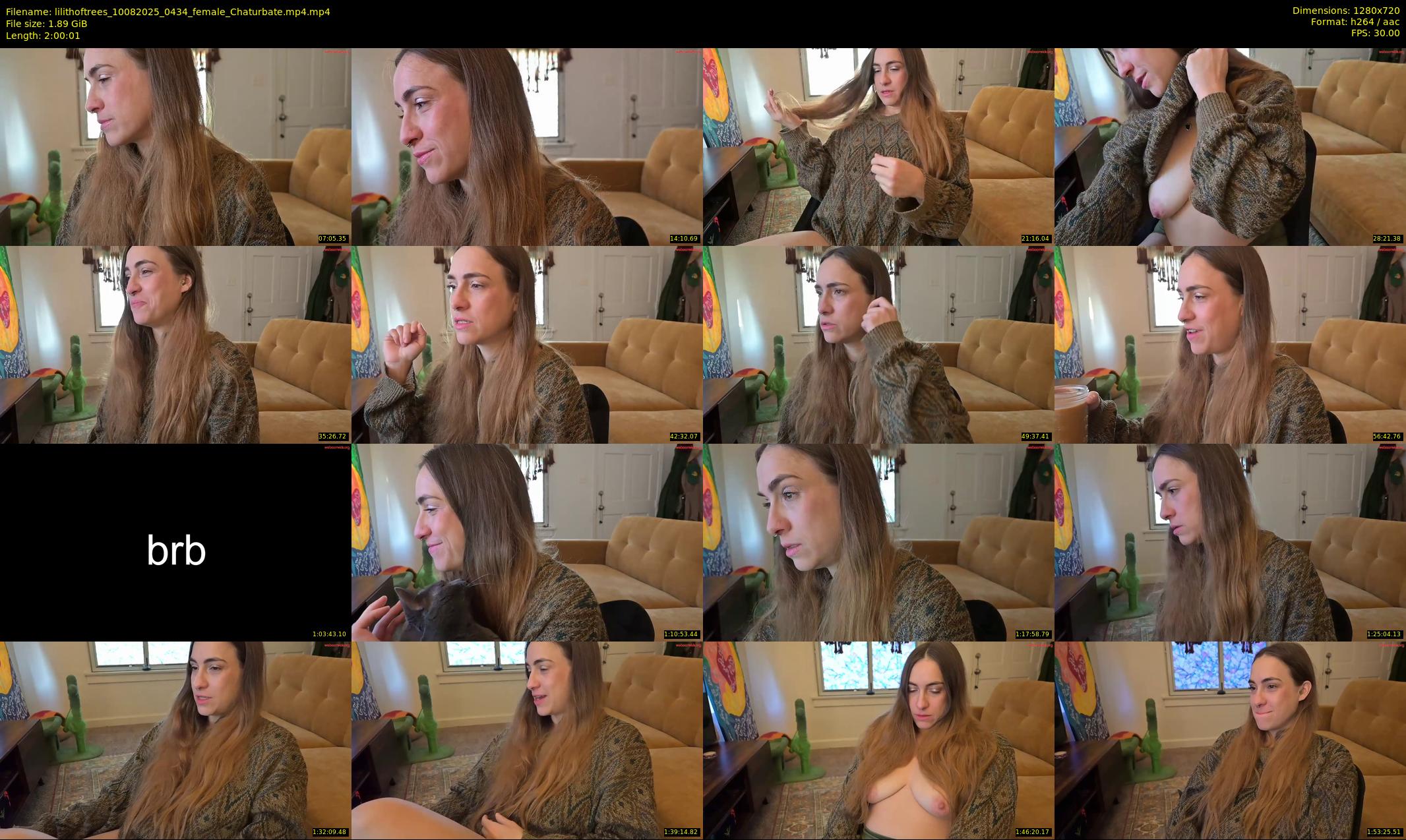 lilithoftrees — 121 minute Chaturbate female cam show recording, 720p, Aug 10, 2025
