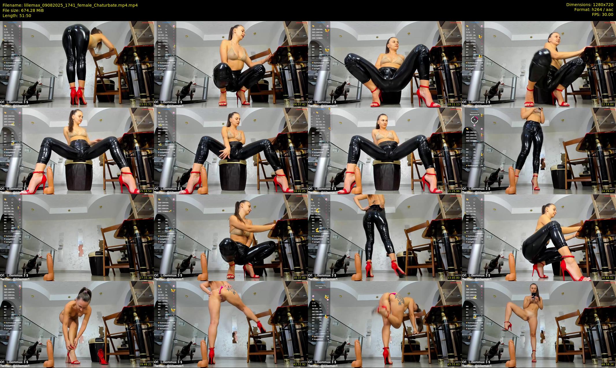 lillemax — 52 minute Chaturbate female cam show recording, 720p, Aug 9, 2025