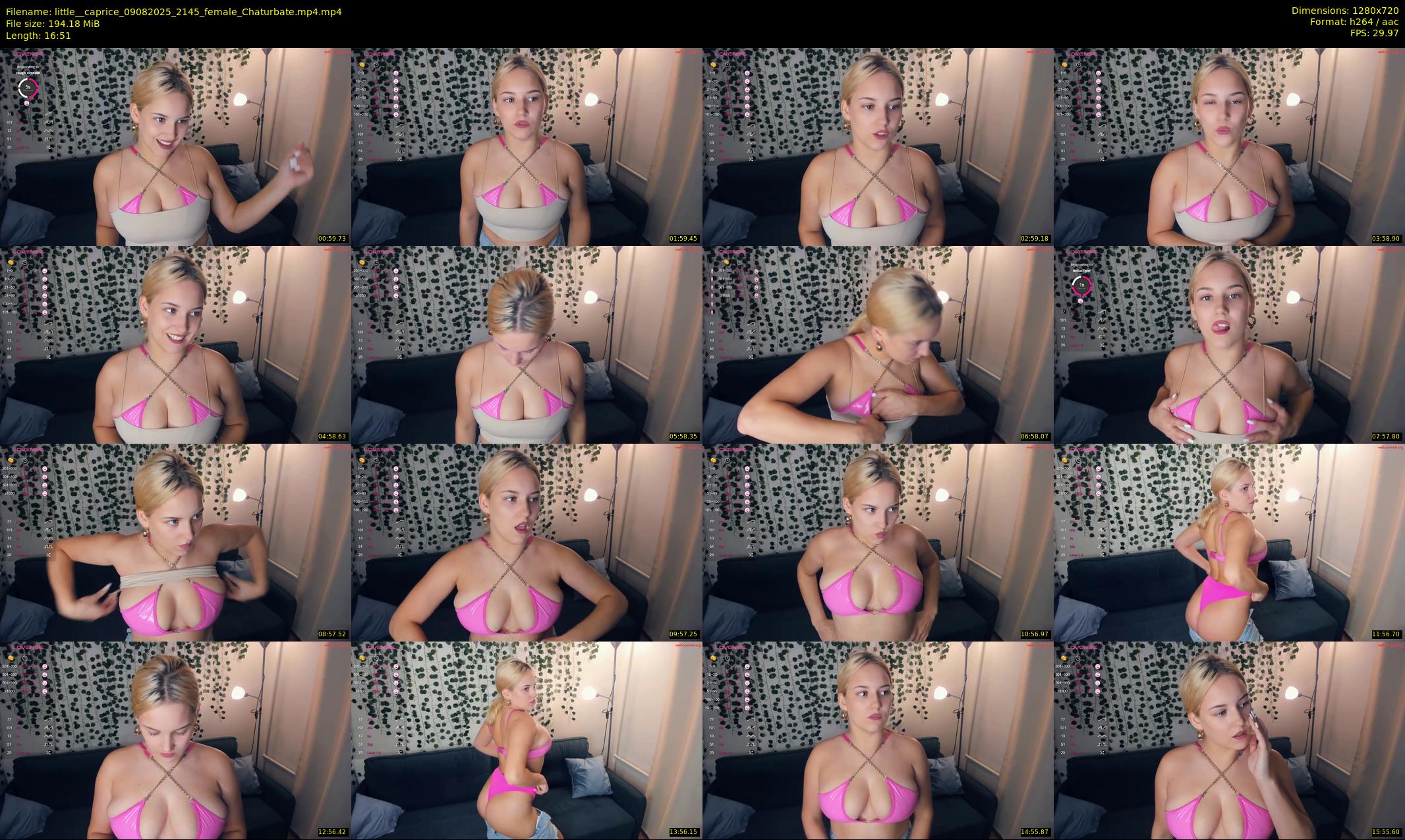 little__caprice — 17 minute Chaturbate female cam show recording, 720p, Aug 9, 2025
