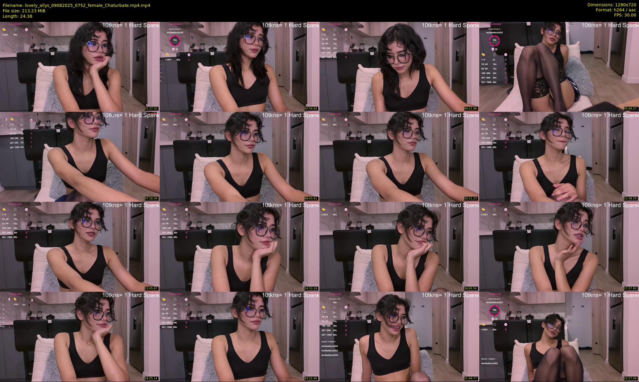 lovely_allys — 25 minute Chaturbate female cam show recording, 720p, Aug 9, 2025