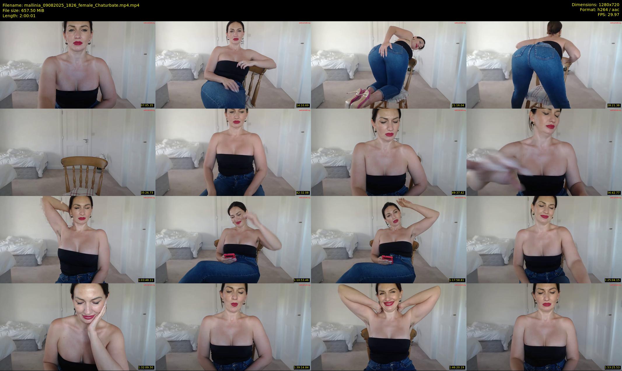 mallinia — 121 minute Chaturbate female cam show recording, 720p, Aug 9, 2025
