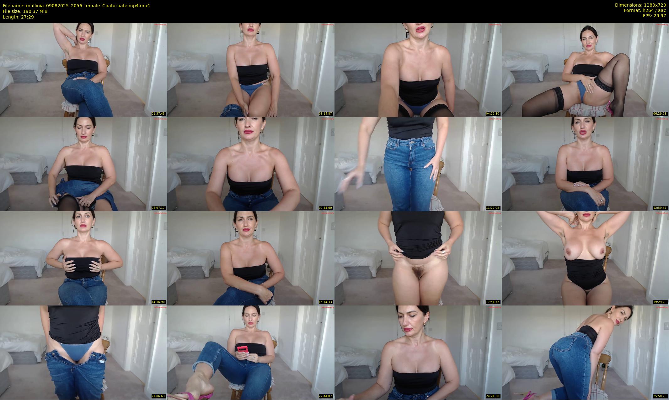 mallinia — 28 minute Chaturbate female cam show recording, 720p, Aug 9, 2025