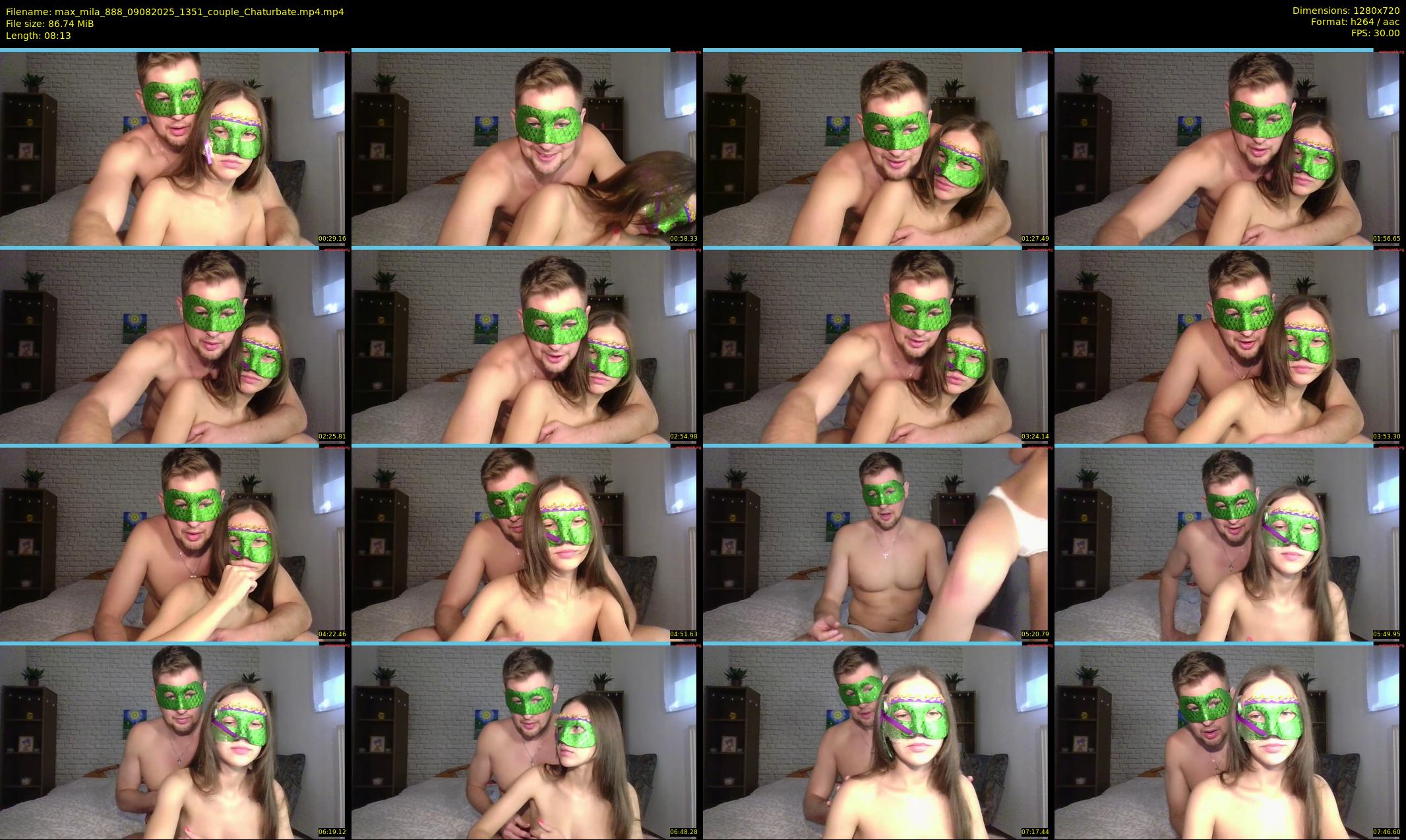 max_mila_888 — 9 minute Chaturbate couple cam show recording, 720p, Aug 9, 2025
