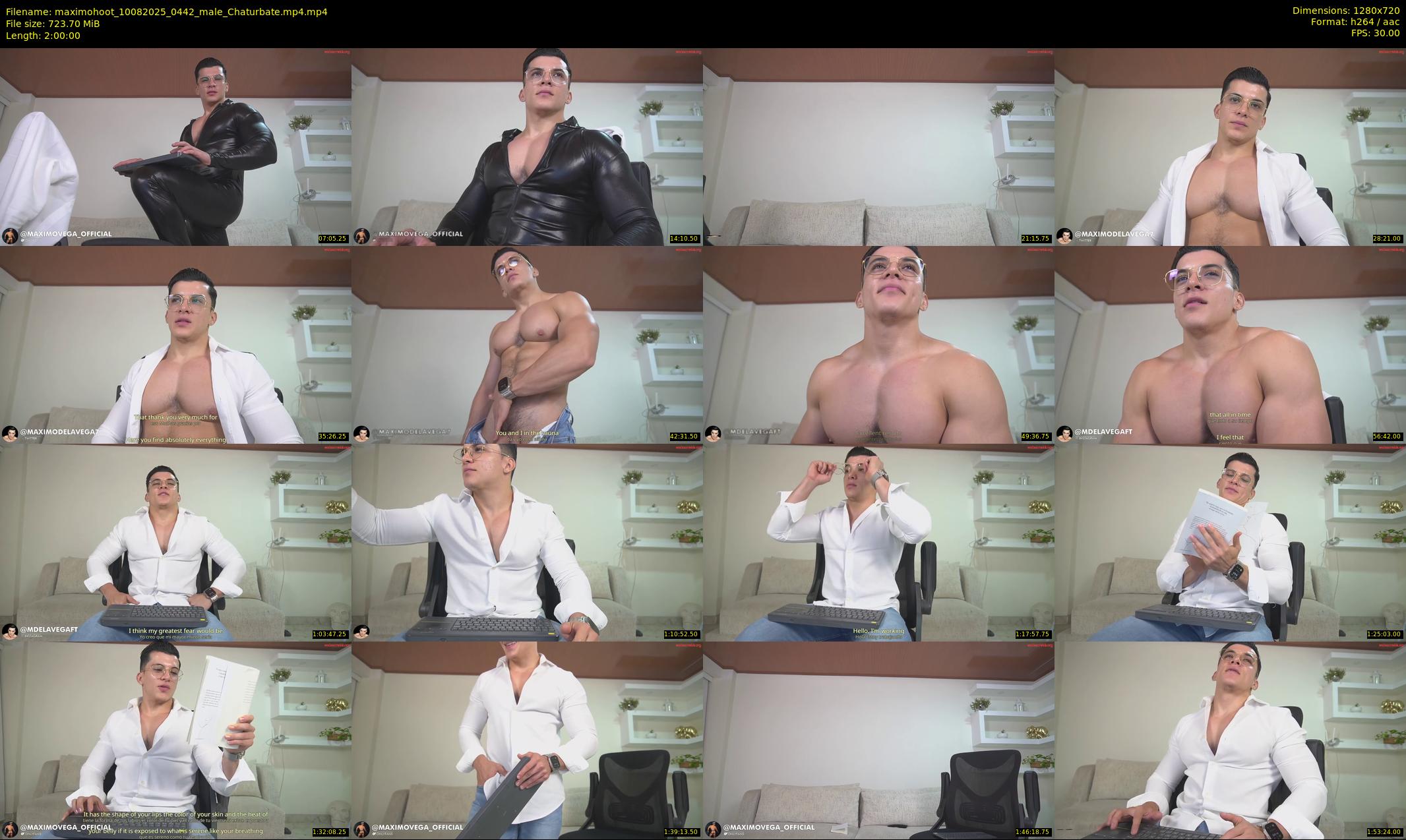 maximohoot — 120 minute Chaturbate male cam show recording, 720p, Aug 10, 2025