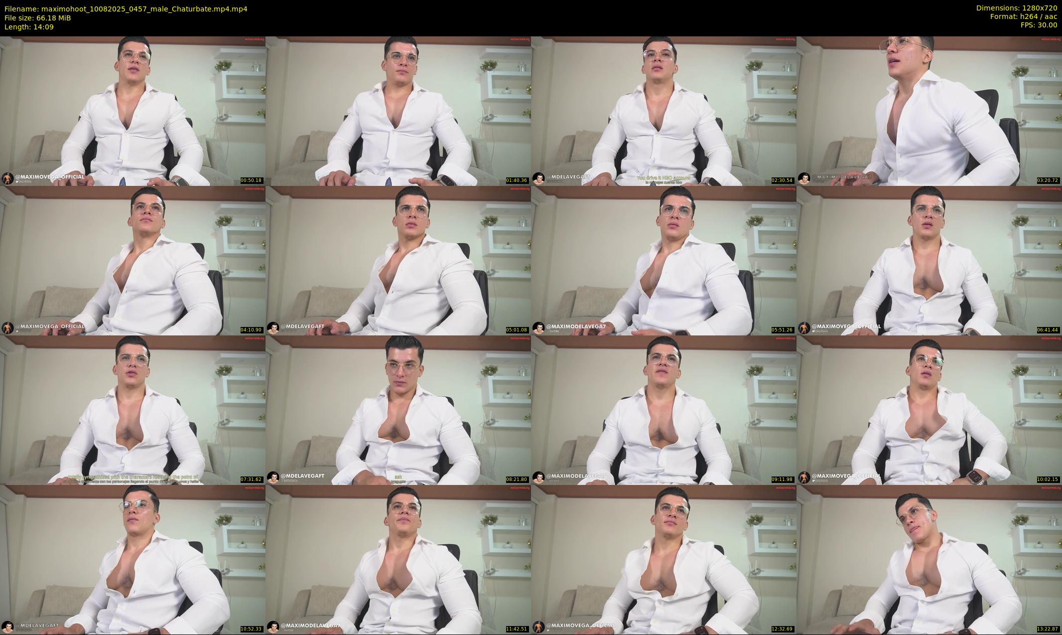 maximohoot — 15 minute Chaturbate male cam show recording, 720p, Aug 10, 2025
