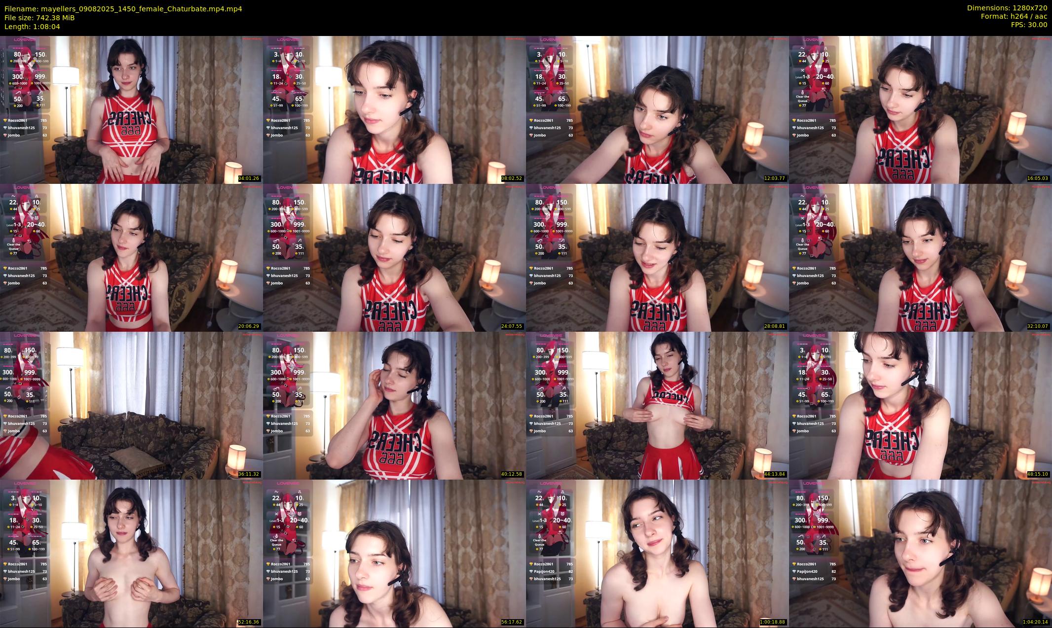 mayellers — 69 minute Chaturbate female cam show recording, 720p, Aug 9, 2025