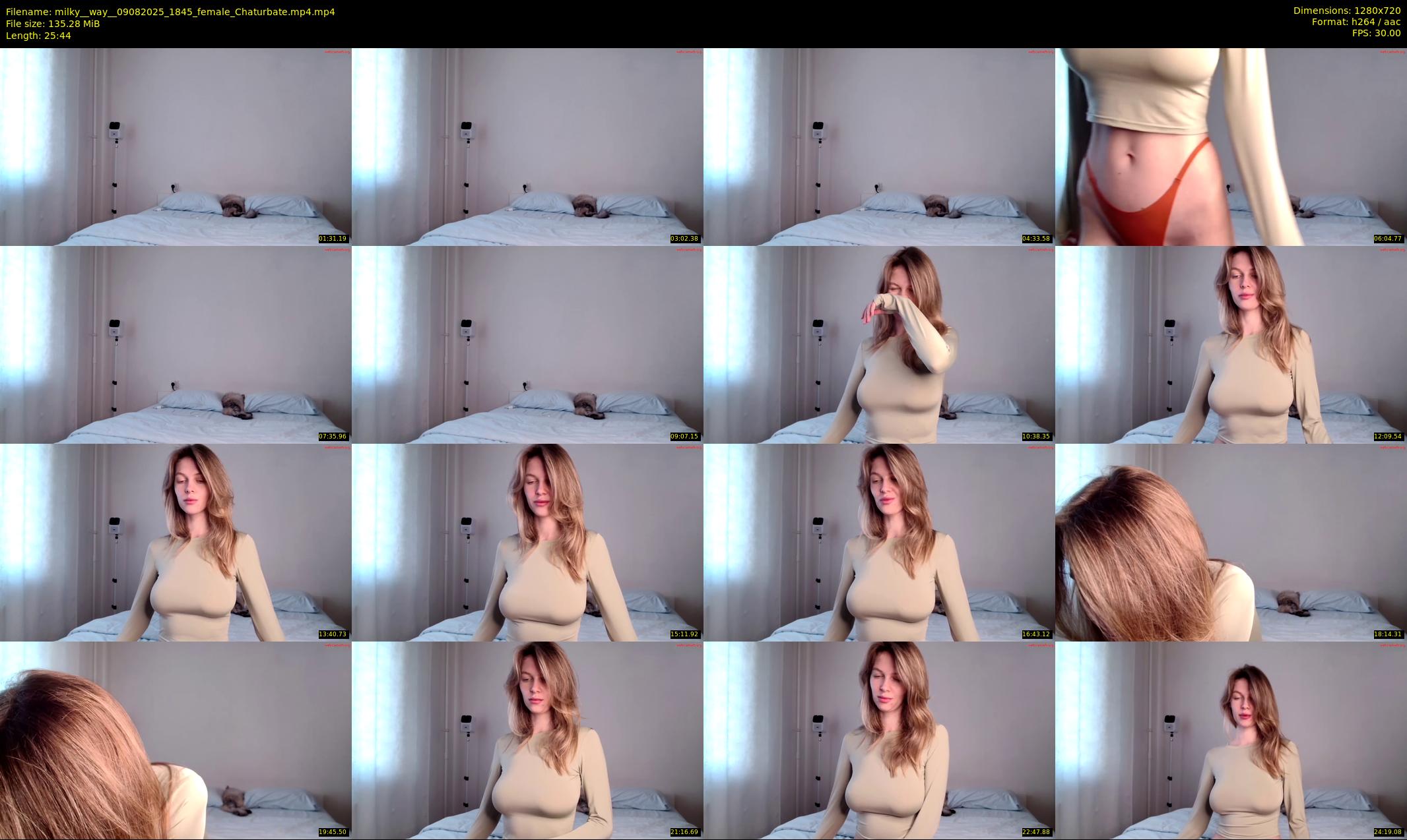 milky__way_ — 26 minute Chaturbate female cam show recording, 720p, Aug 9, 2025