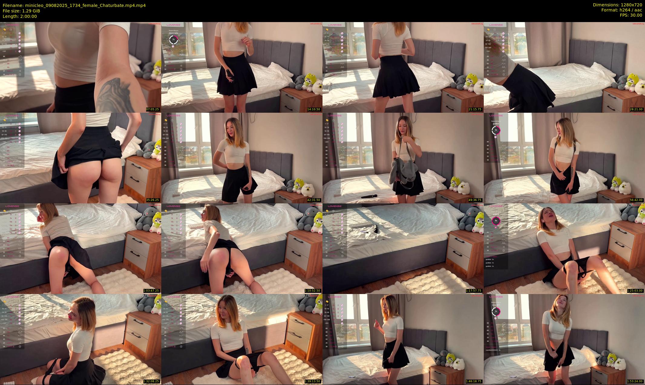 minicleo — 120 minute Chaturbate female cam show recording, 720p, Aug 9, 2025