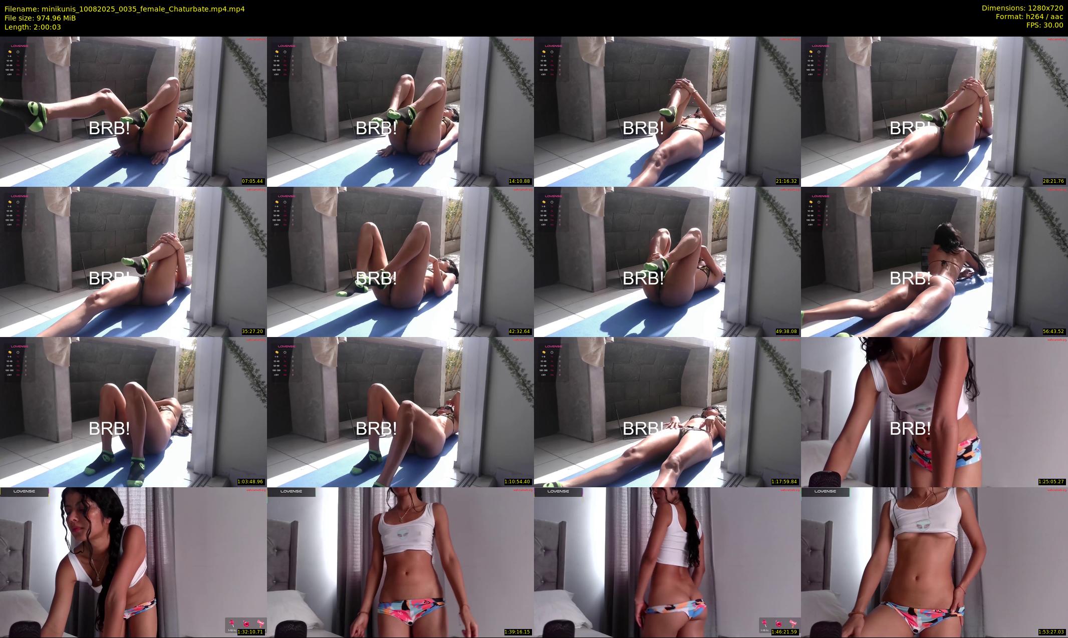 minikunis — 121 minute Chaturbate couple cam show recording, 720p, Aug 10, 2025