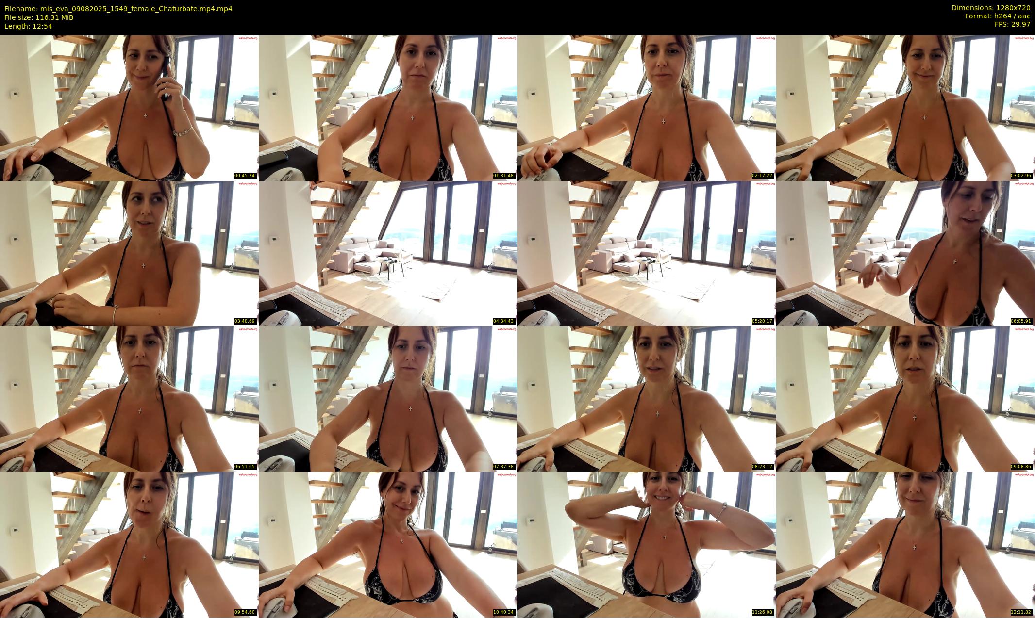 mis_eva — 13 minute Chaturbate female cam show recording, 720p, Aug 9, 2025