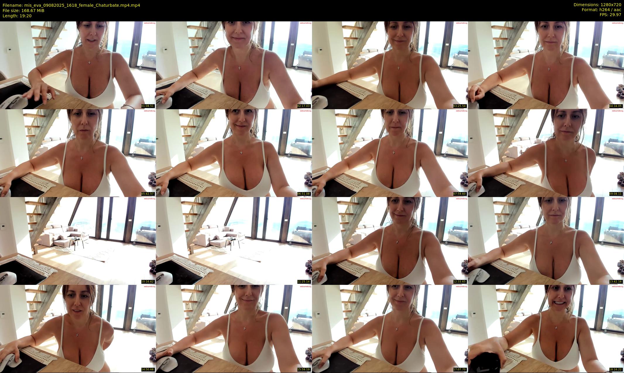 mis_eva — 20 minute Chaturbate female cam show recording, 720p, Aug 9, 2025