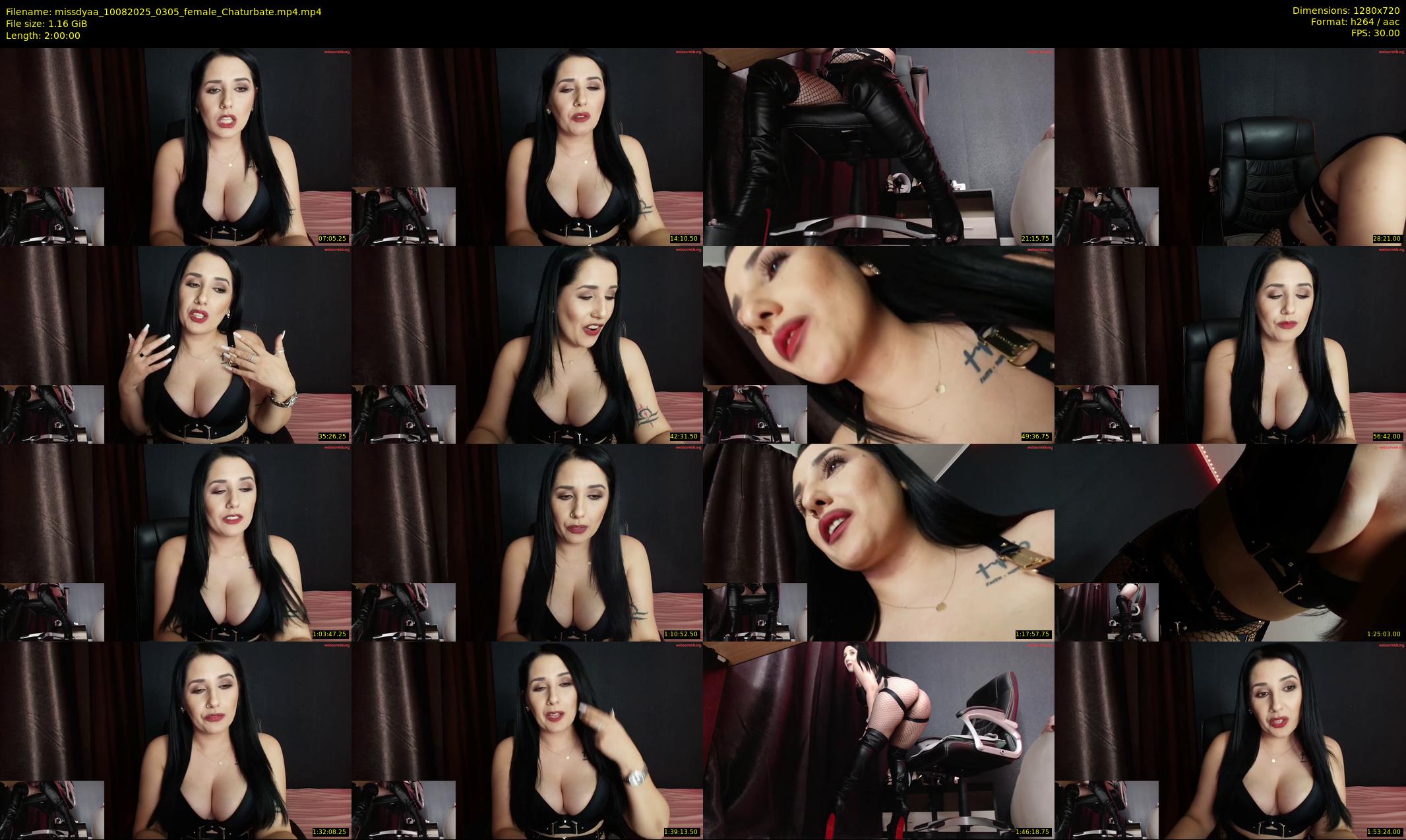 missdyaa — 120 minute Chaturbate female cam show recording, 720p, Aug 10, 2025