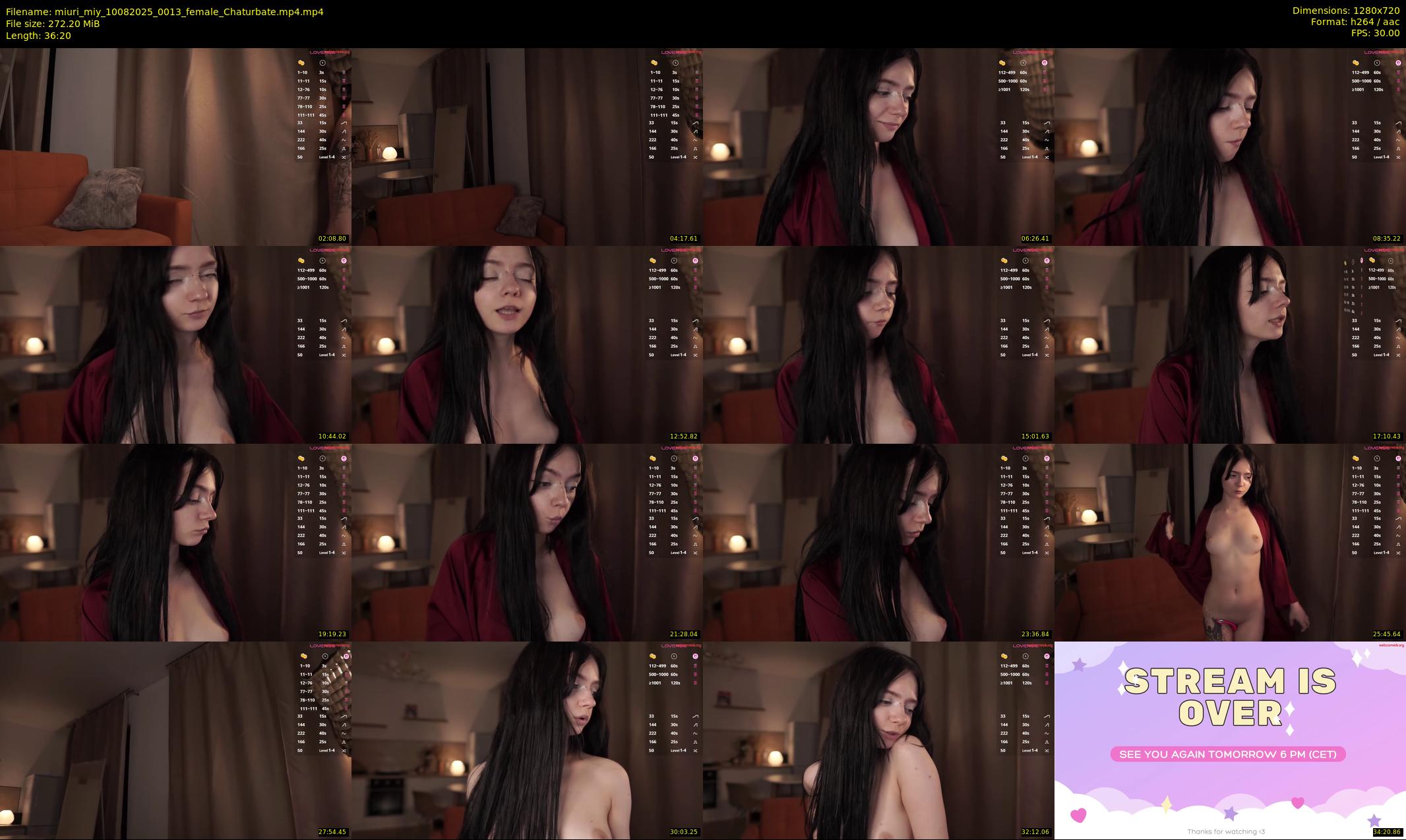 miuri_miy — 37 minute Chaturbate female cam show recording, 720p, Aug 10, 2025