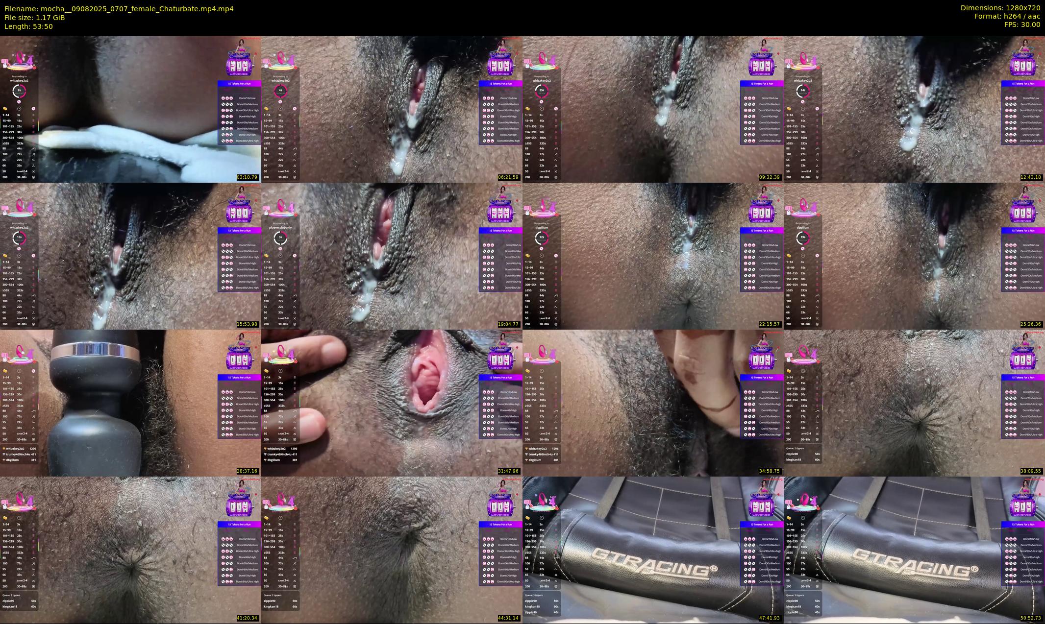 mocha_ — 54 minute Chaturbate female cam show recording, 720p, Aug 9, 2025