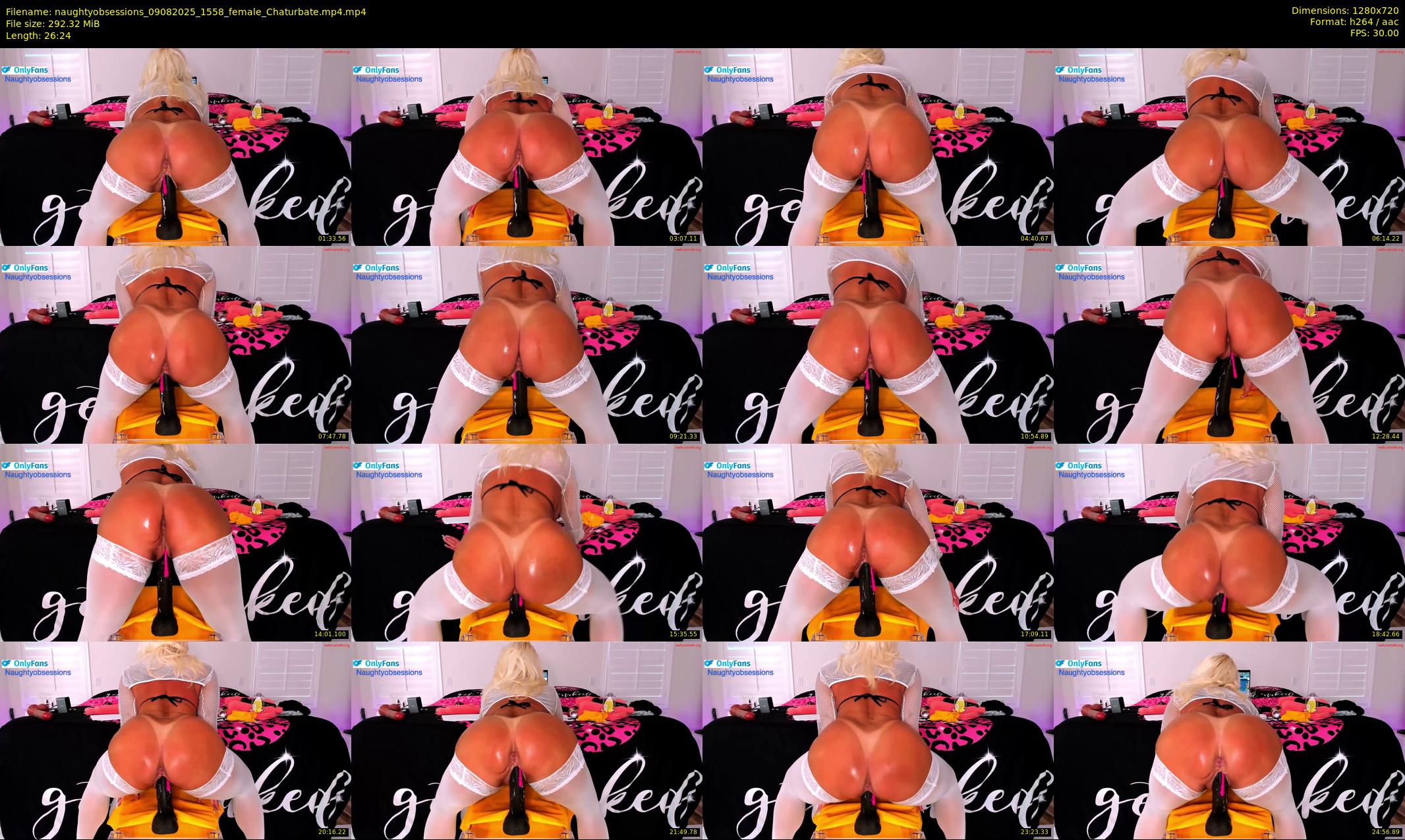 naughtyobsessions — 27 minute Chaturbate female cam show recording, 720p, Aug 9, 2025