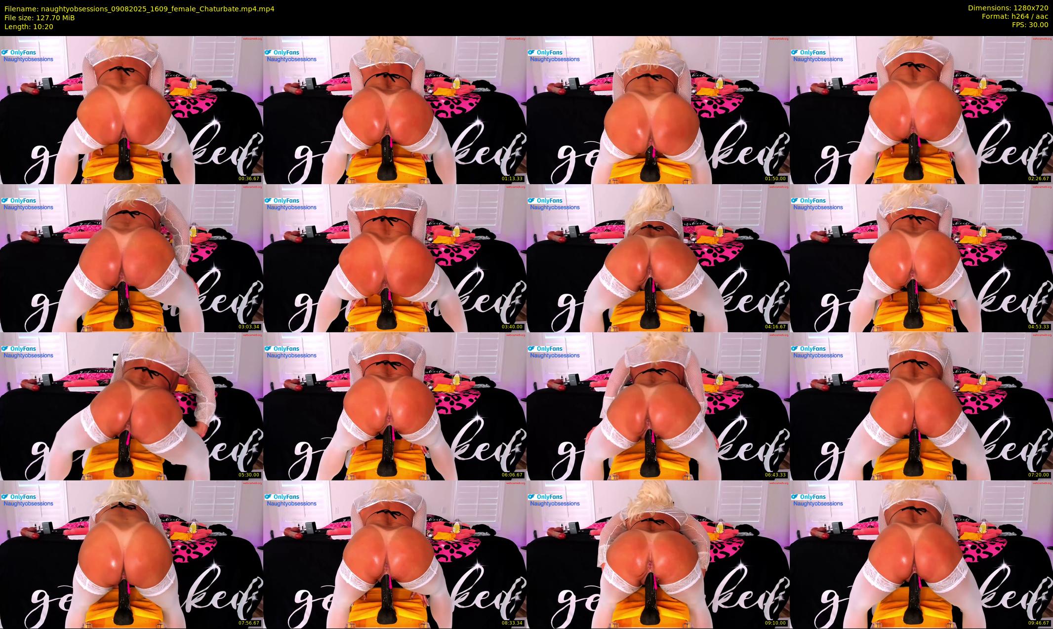naughtyobsessions — 11 minute Chaturbate female cam show recording, 720p, Aug 9, 2025