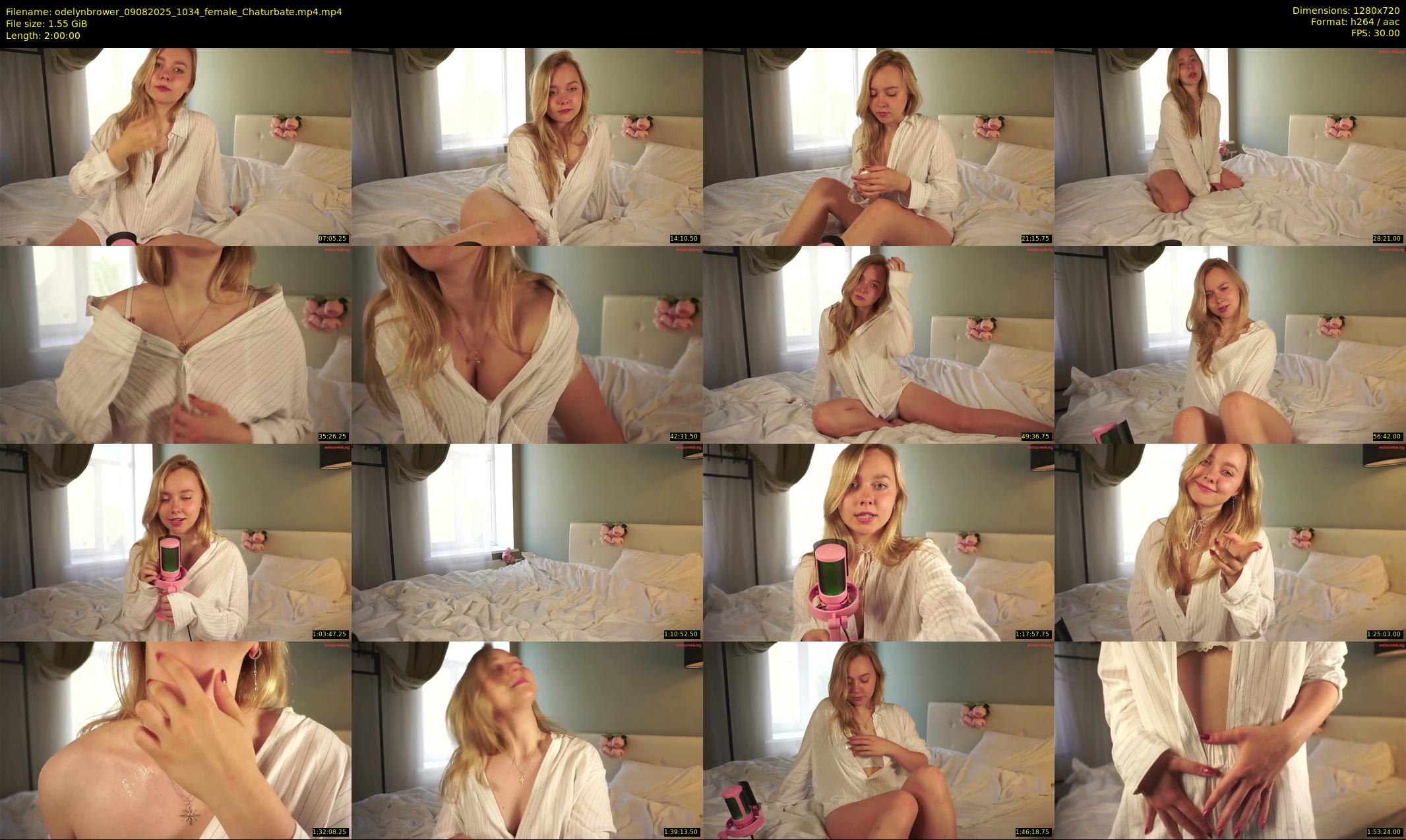 odelynbrower — 120 minute Chaturbate female cam show recording, 720p, Aug 9, 2025