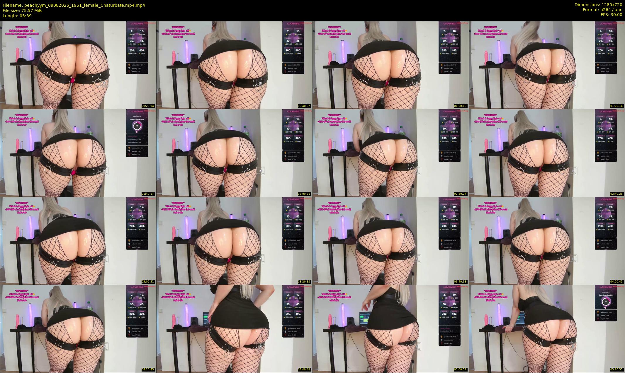 peachyym — 6 minute Chaturbate female cam show recording, 720p, Aug 9, 2025