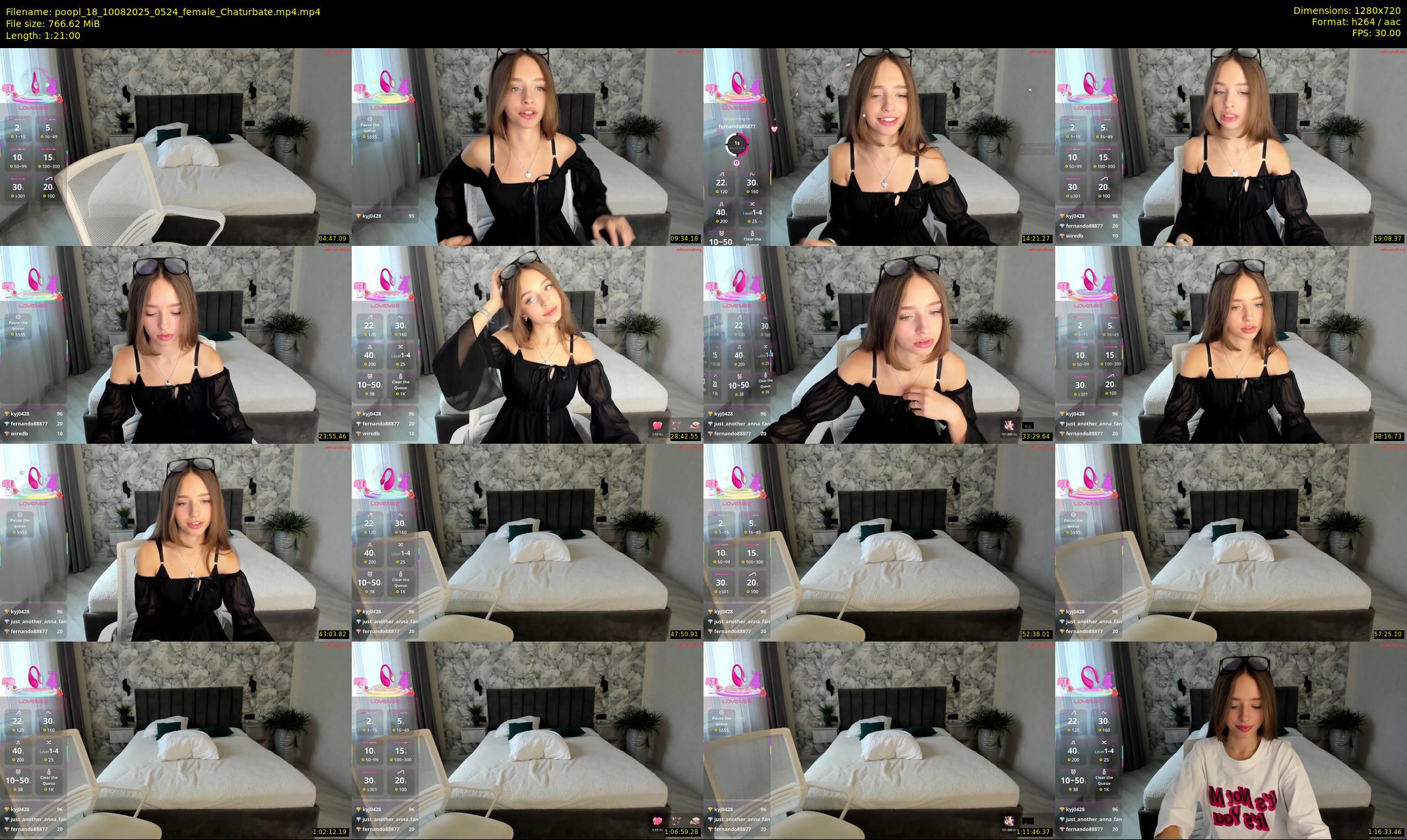 poopl_18 — 81 minute Chaturbate female cam show recording, 720p, Aug 10, 2025