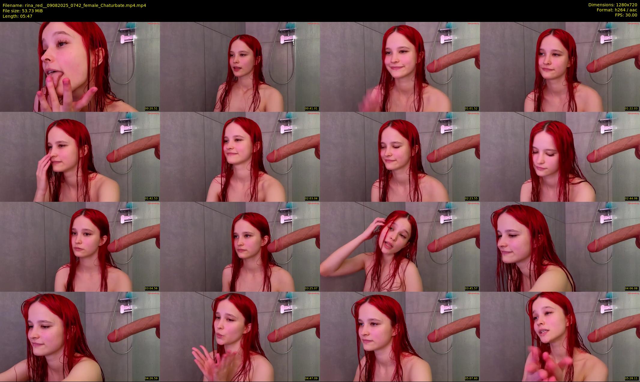 rina_red_ — 6 minute Chaturbate female cam show recording, 720p, Aug 9, 2025