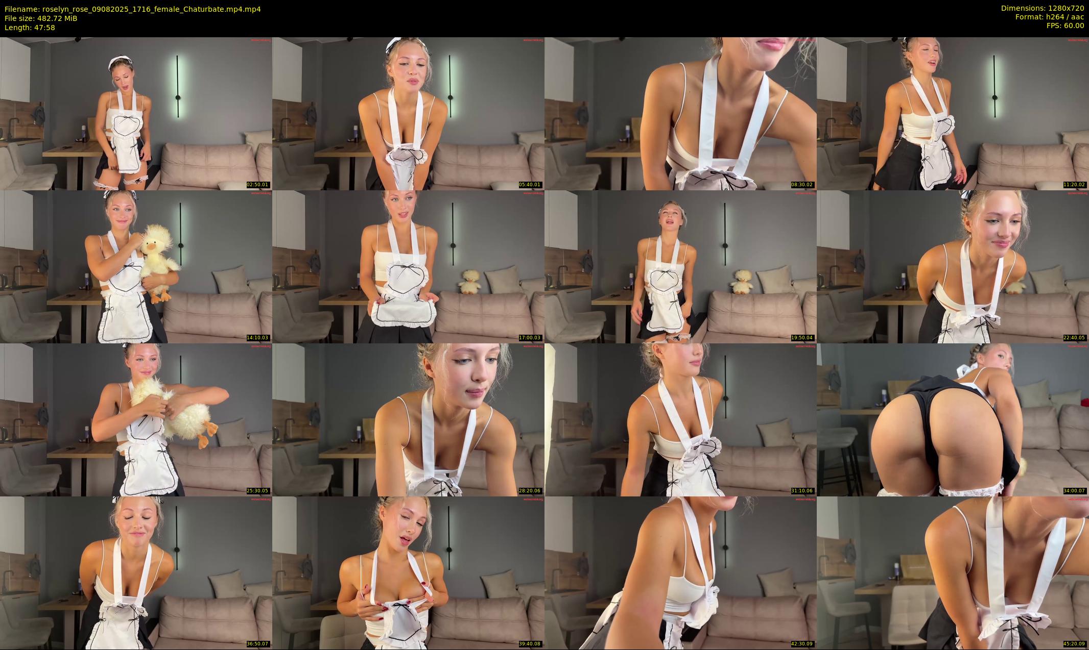 roselyn_rose — 48 minute Chaturbate female cam show recording, 720p, Aug 9, 2025