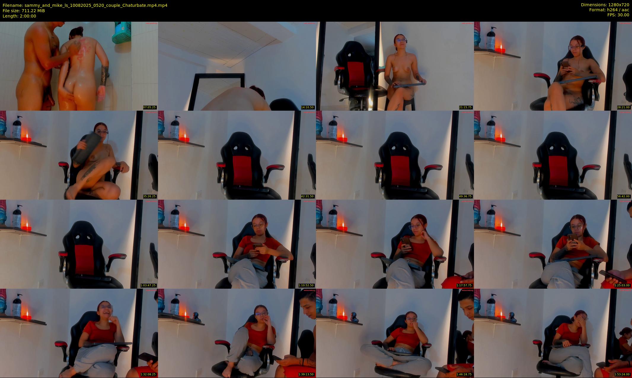 sammy_and_mike_ls — 120 minute Chaturbate couple cam show recording, 720p, Aug 10, 2025
