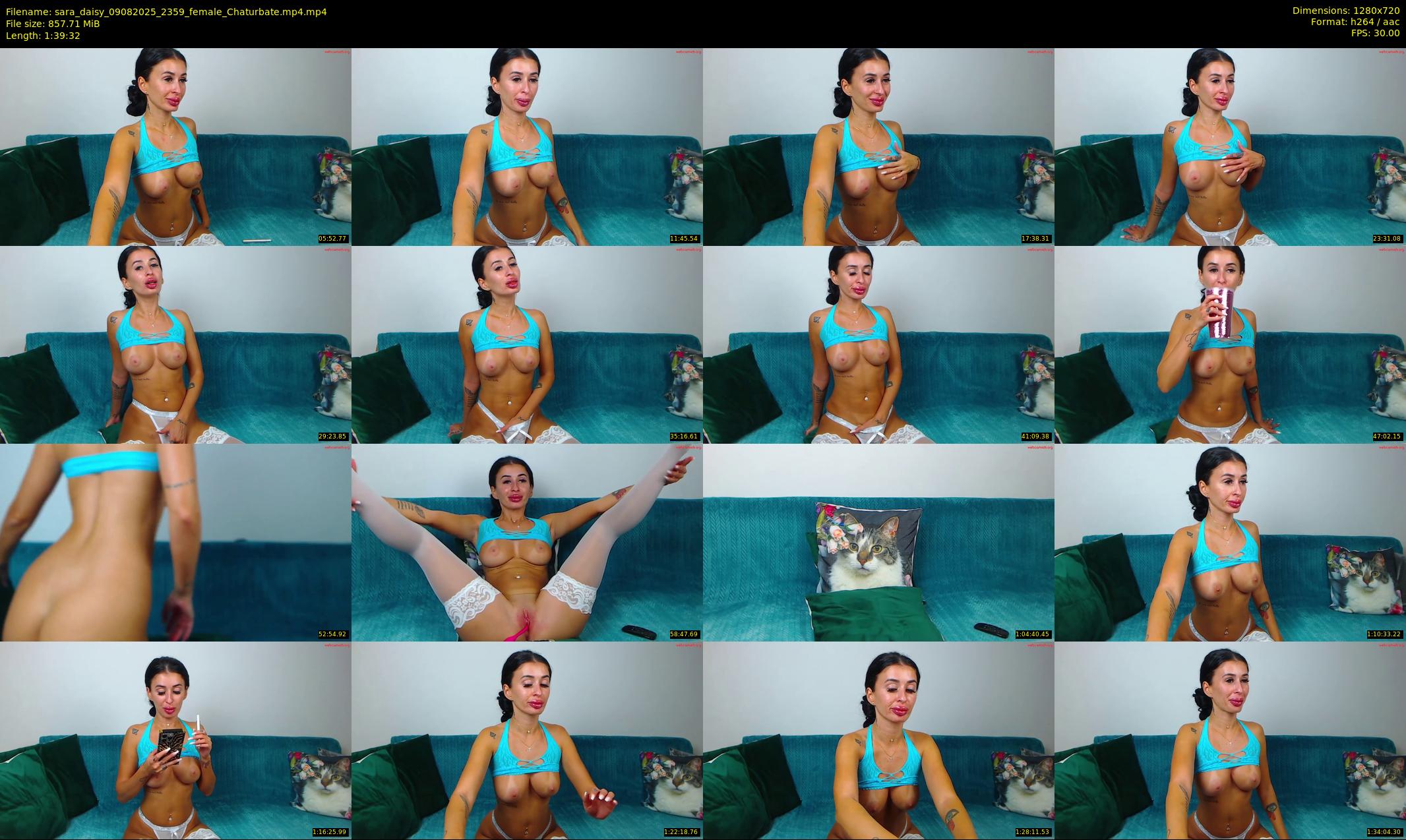sara_daisy — 100 minute Chaturbate female cam show recording, 720p, Aug 9, 2025