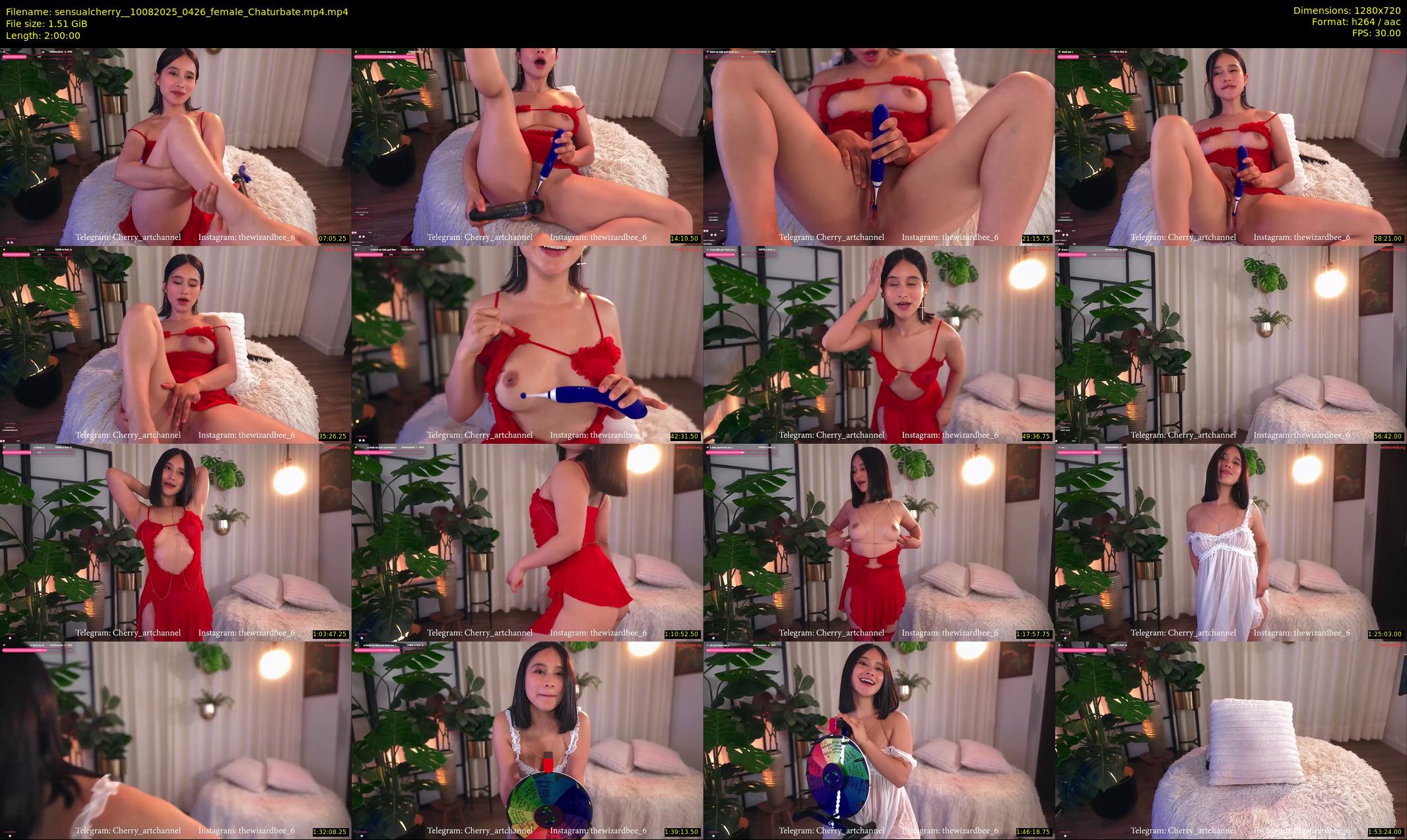 sensualcherry_ — 120 minute Chaturbate female cam show recording, 720p, Aug 10, 2025