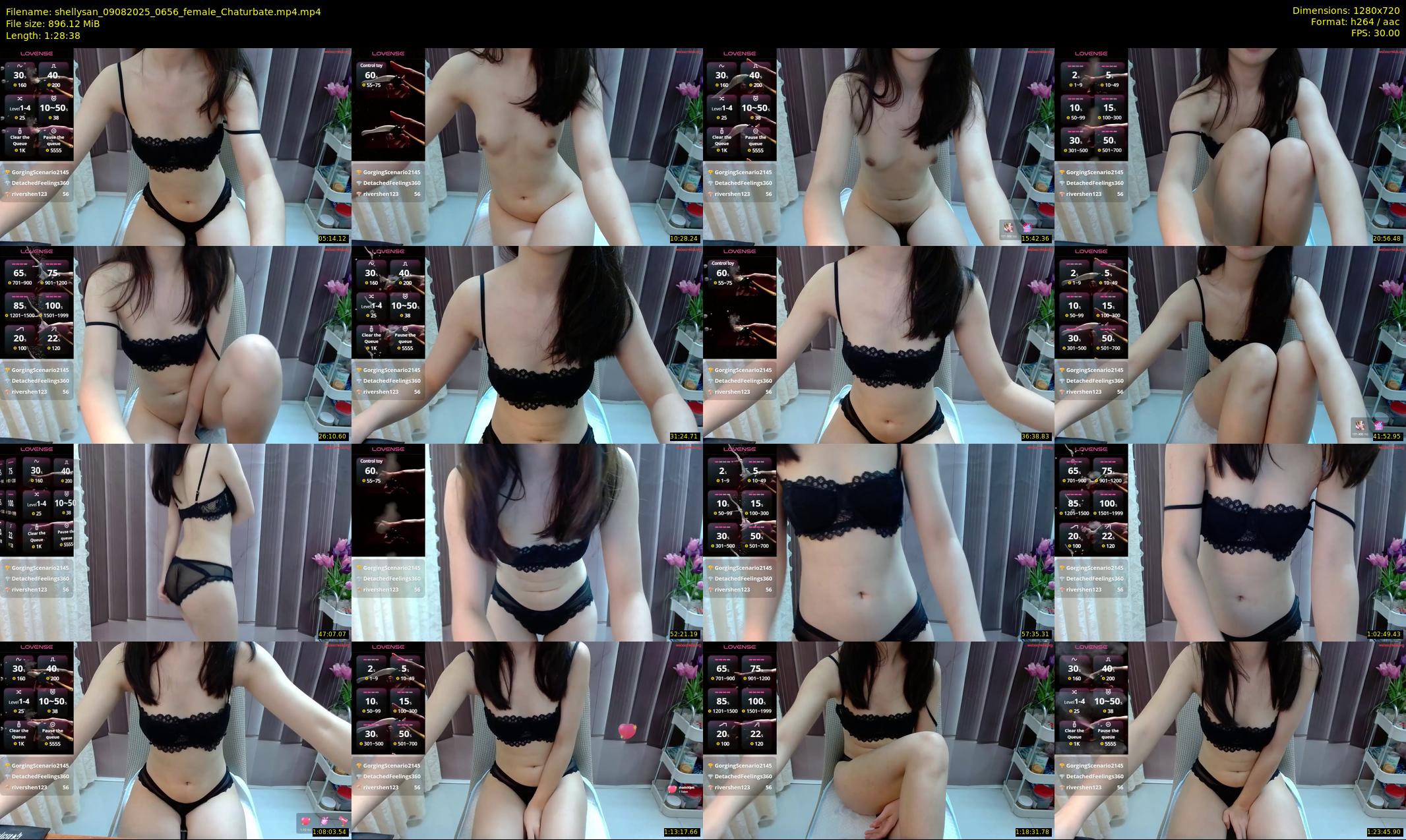 shellysan — 89 minute Chaturbate female cam show recording, 720p, Aug 9, 2025
