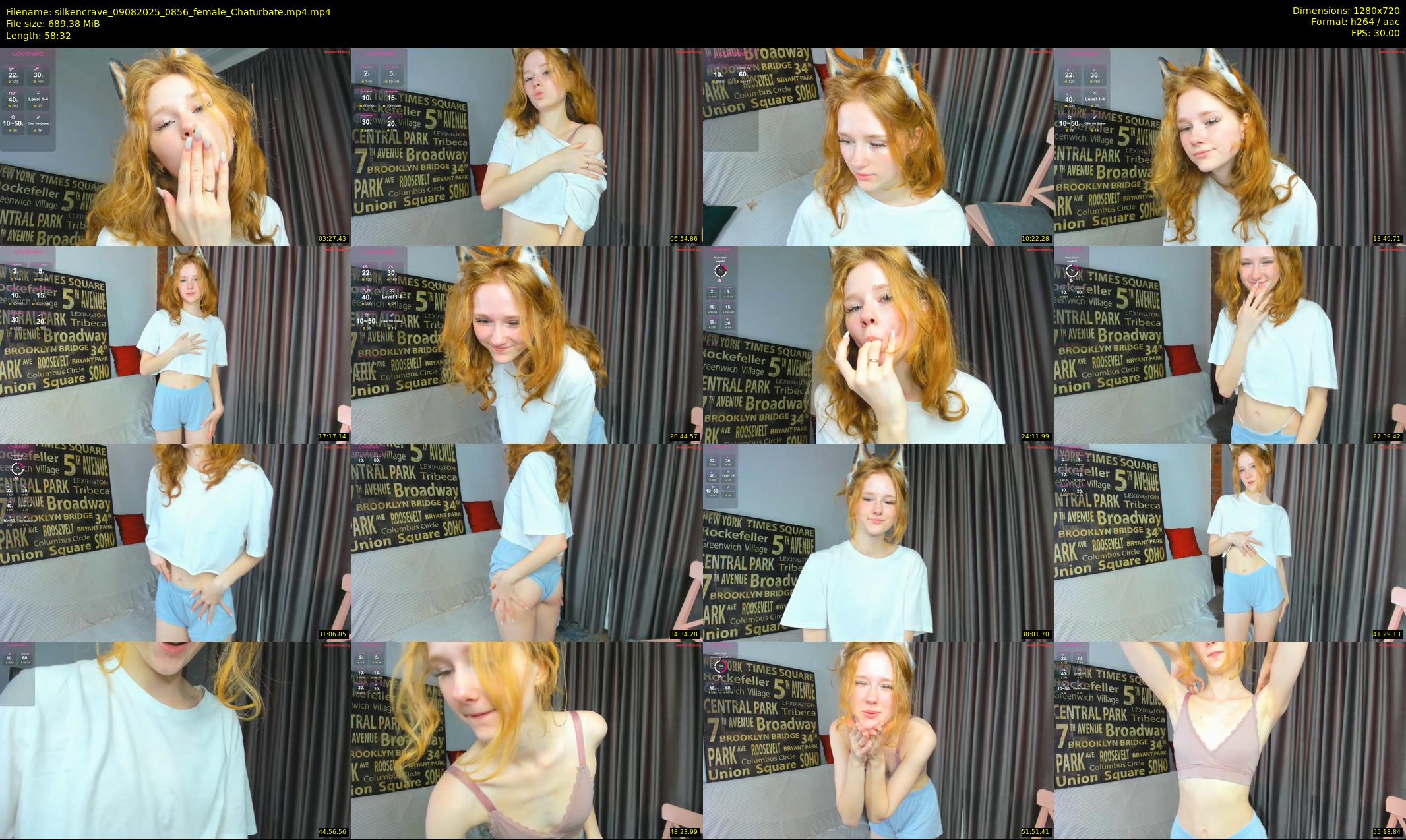 silkencrave — 59 minute Chaturbate female cam show recording, 720p, Aug 9, 2025