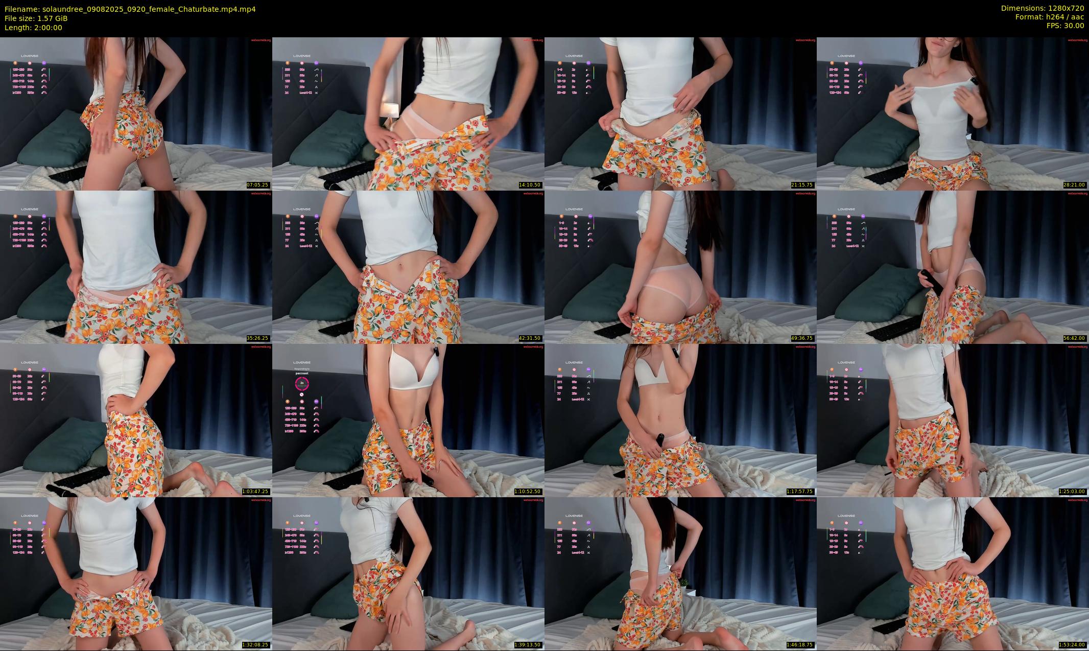 solaundree — 120 minute Chaturbate female cam show recording, 720p, Aug 9, 2025