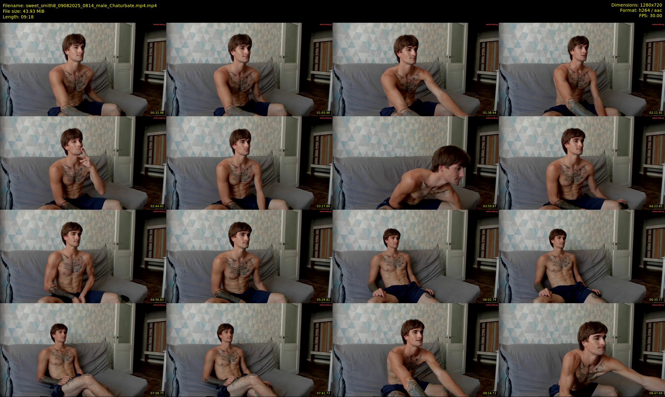 sweet_smith8 — 10 minute Chaturbate male cam show recording, 720p, Aug 9, 2025