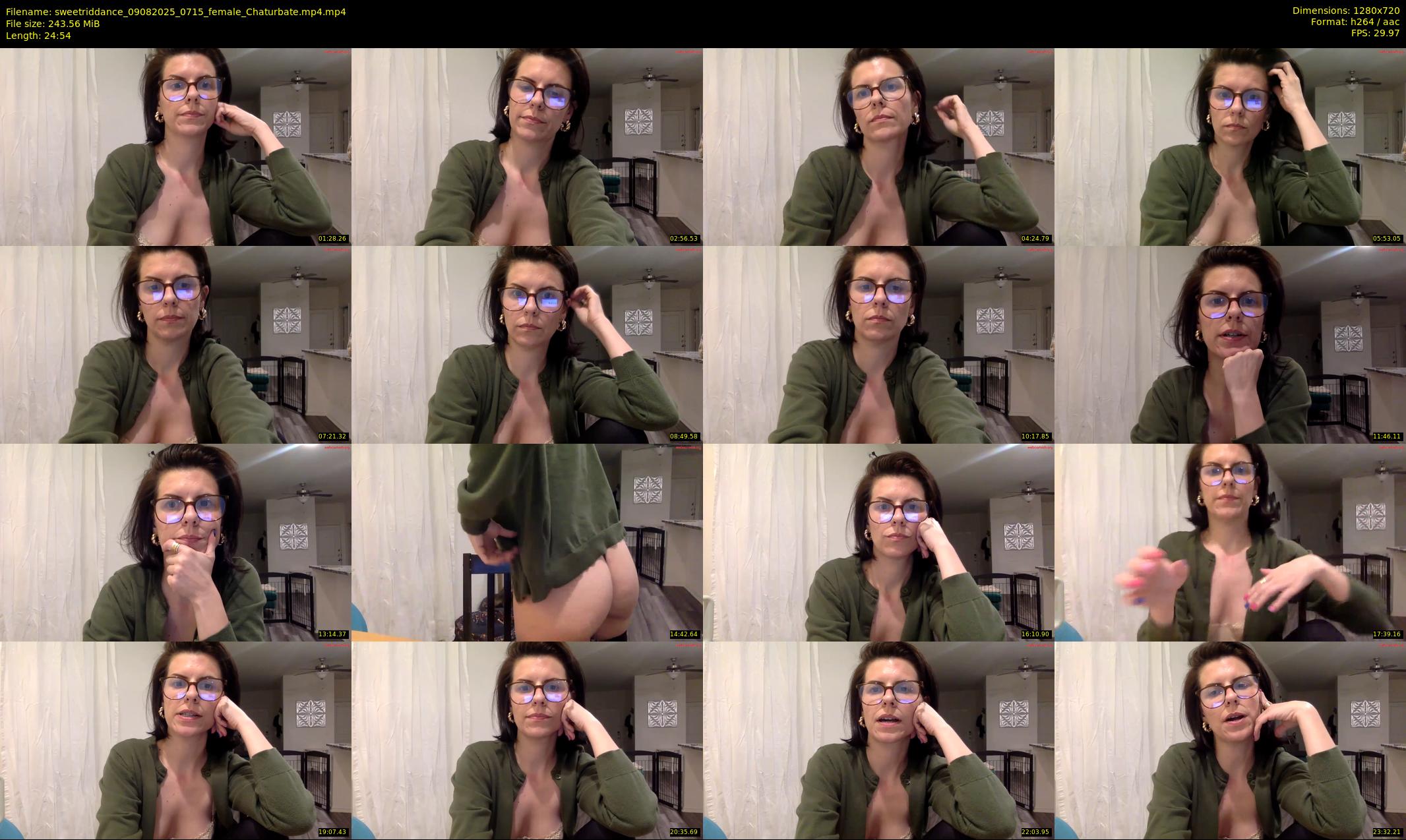 sweetriddance — 25 minute Chaturbate female cam show recording, 720p, Aug 9, 2025
