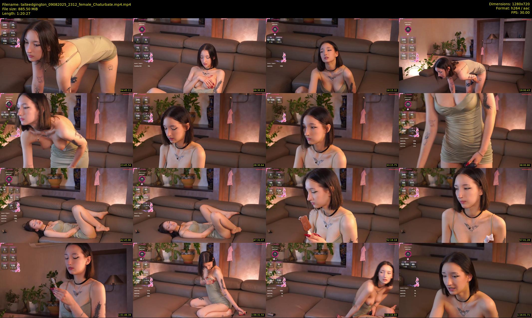 taiteedgington — 81 minute Chaturbate female cam show recording, 720p, Aug 9, 2025