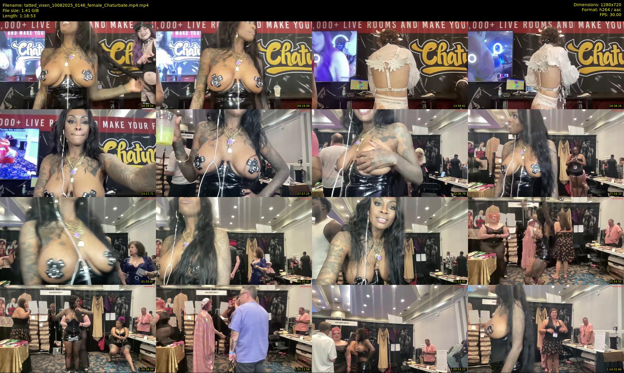 tatted_vixen — 79 minute Chaturbate female cam show recording, 720p, Aug 10, 2025