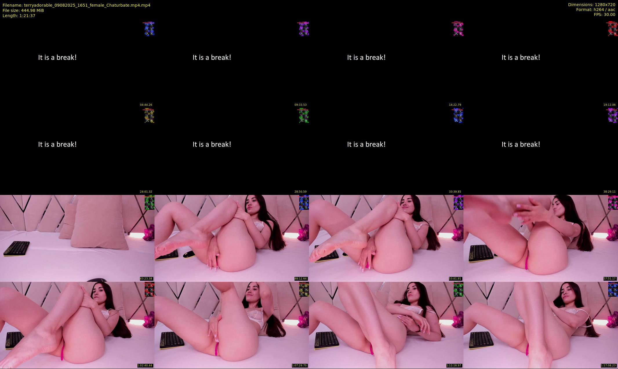 terryadorable — 82 minute Chaturbate female cam show recording, 720p, Aug 9, 2025