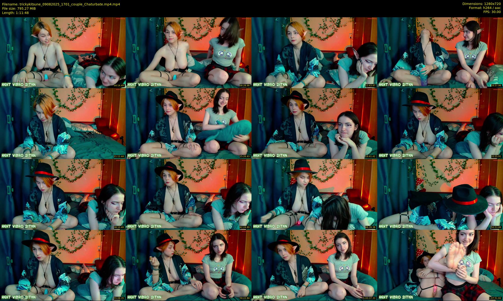 trickykitsune — 72 minute Chaturbate female cam show recording, 720p, Aug 9, 2025