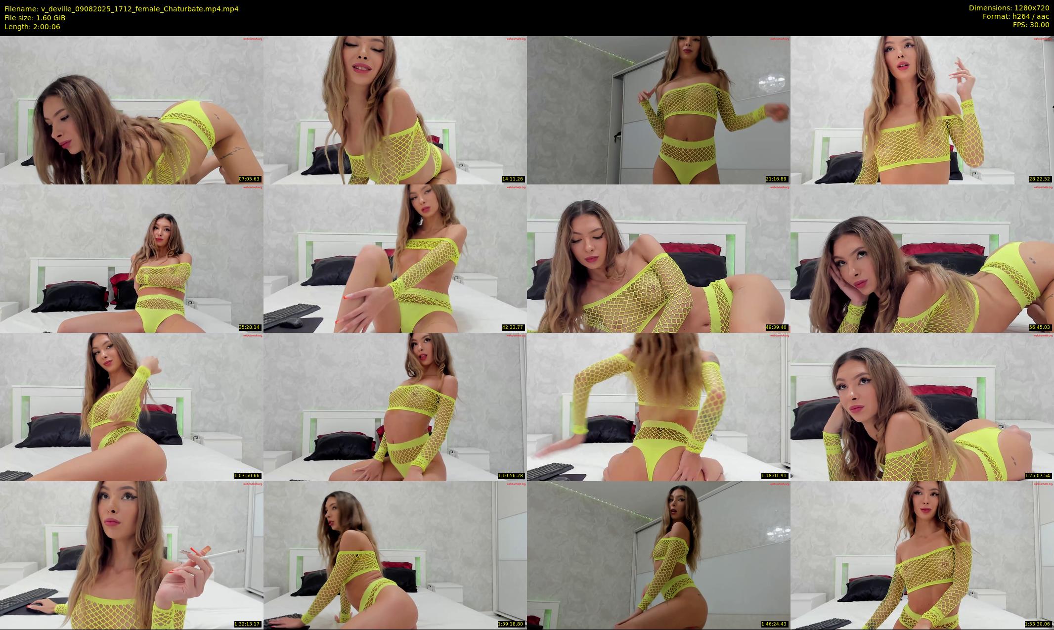 v_deville — 121 minute Chaturbate female cam show recording, 720p, Aug 9, 2025