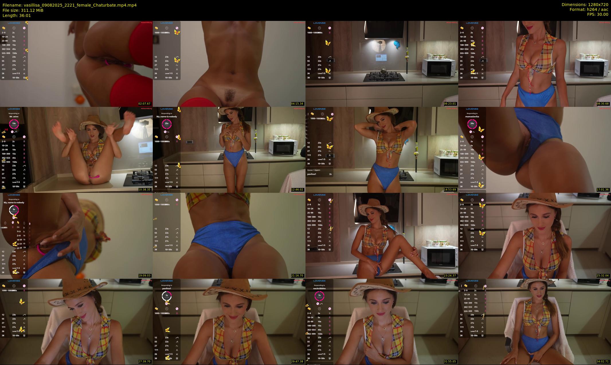 vasillisa — 37 minute Chaturbate female cam show recording, 720p, Aug 9, 2025