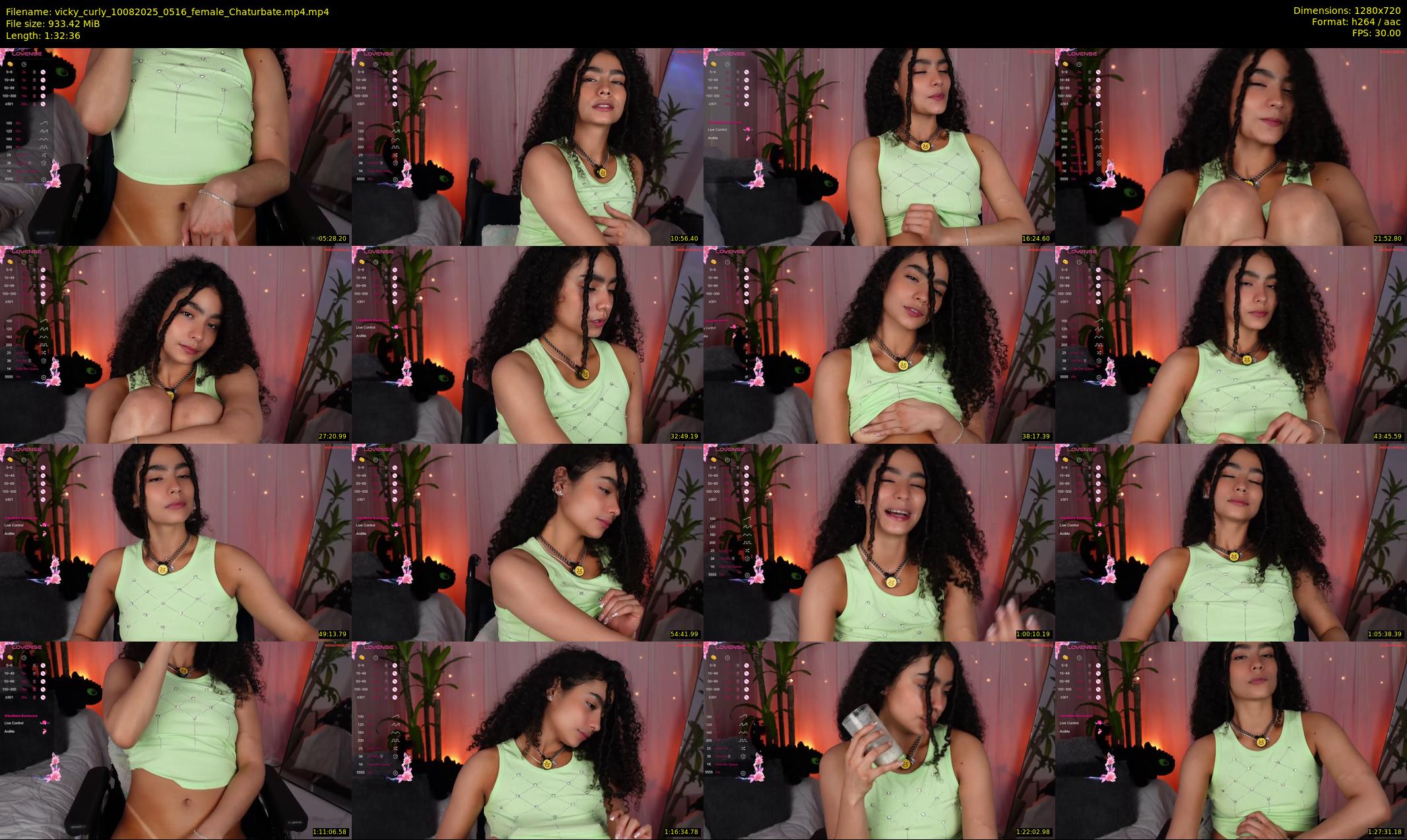 vicky_curly — 93 minute Chaturbate female cam show recording, 720p, Aug 10, 2025