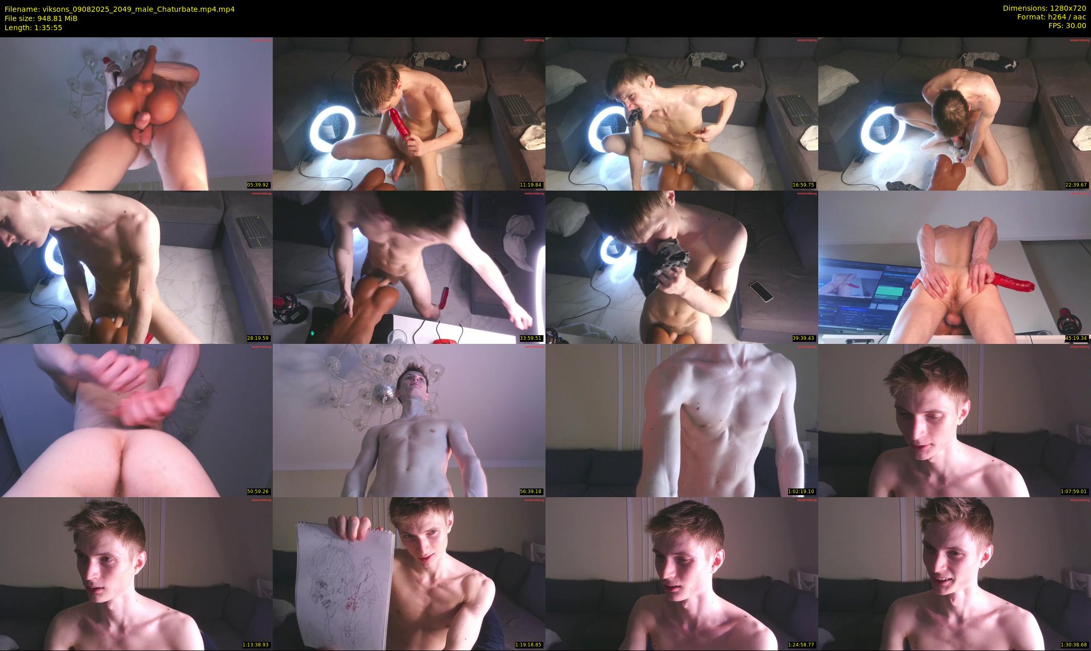 viksons — 96 minute Chaturbate male cam show recording, 720p, Aug 9, 2025