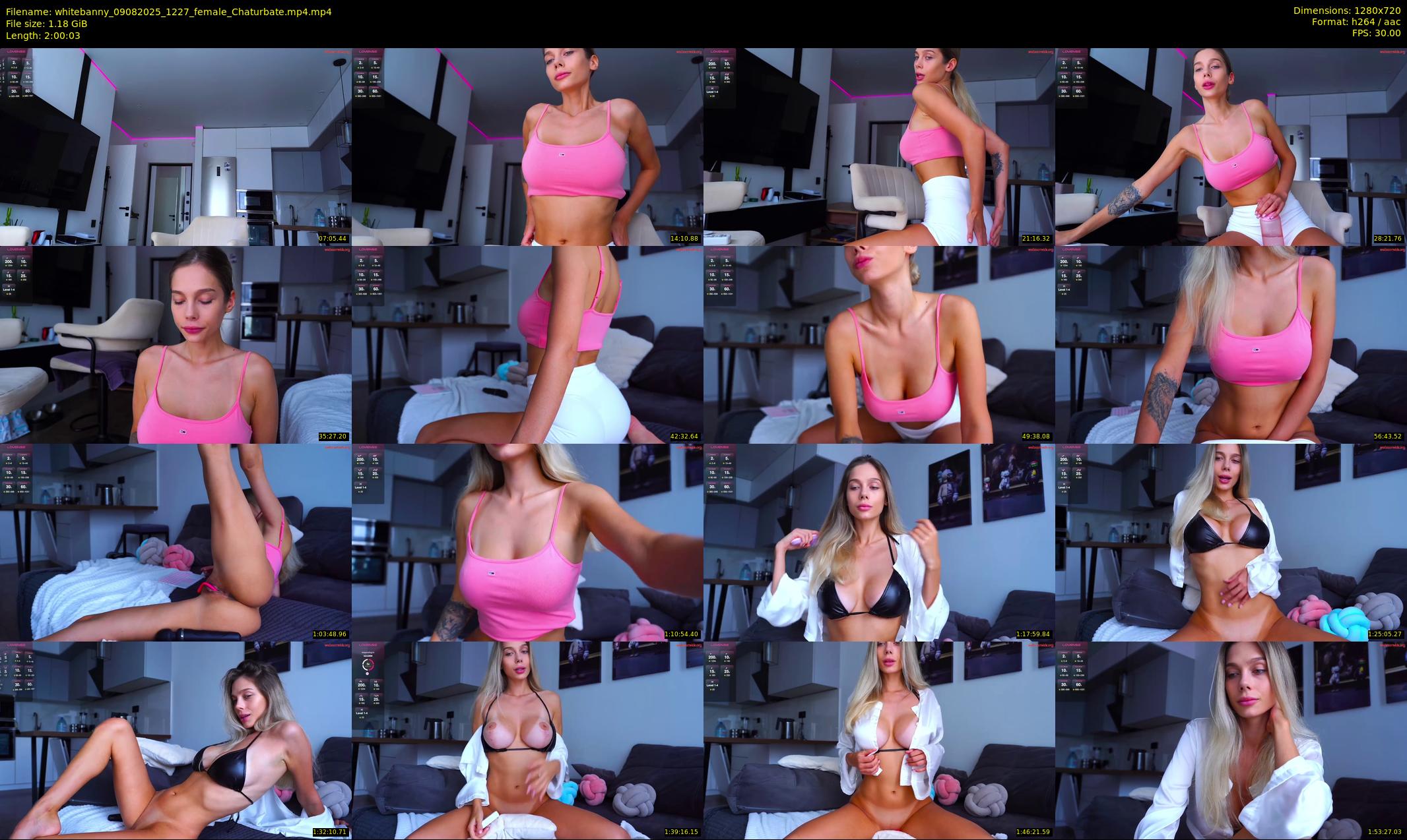 whitebanny — 121 minute Chaturbate couple cam show recording, 720p, Aug 9, 2025