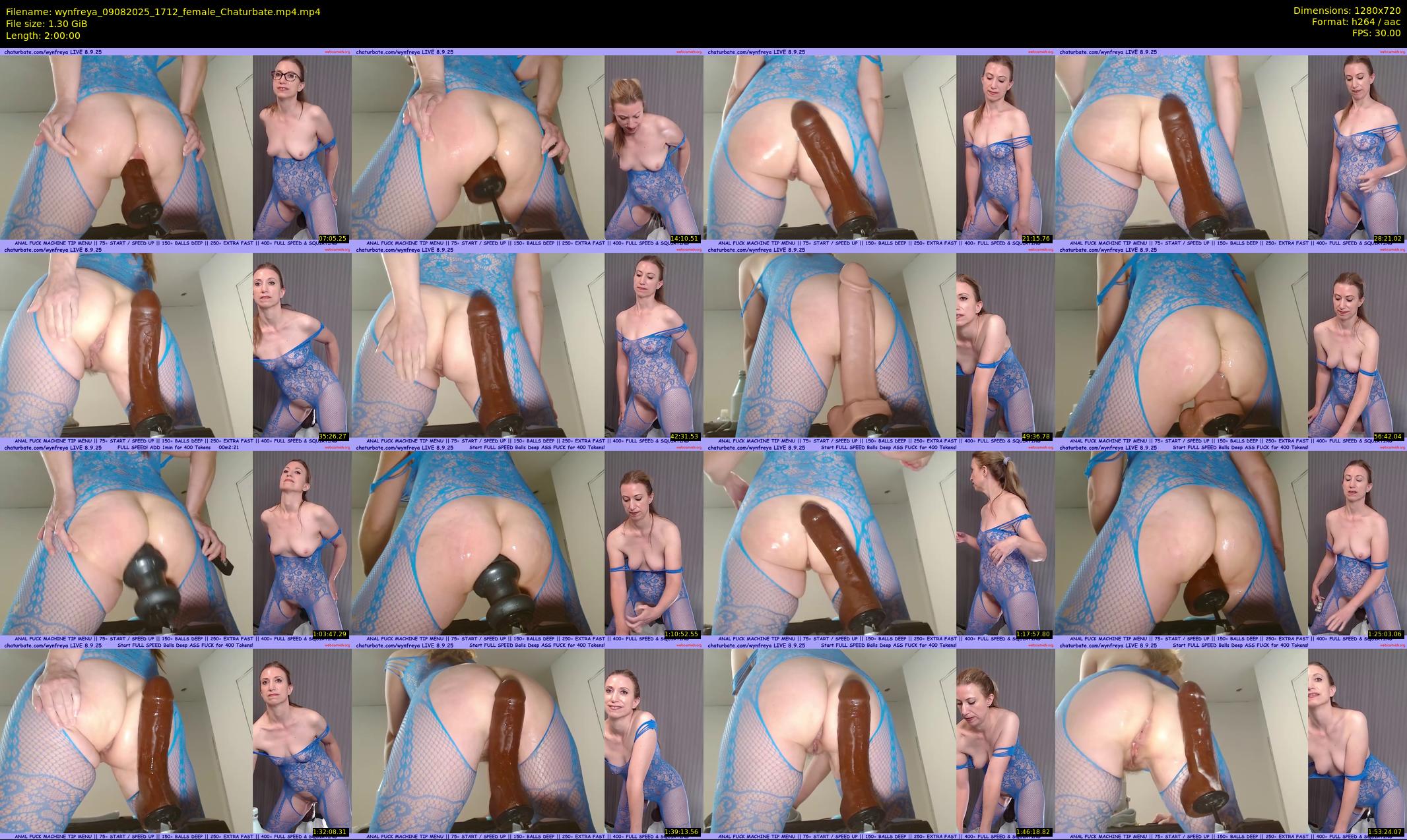 wynfreya — 120 minute Chaturbate female cam show recording, 720p, Aug 9, 2025