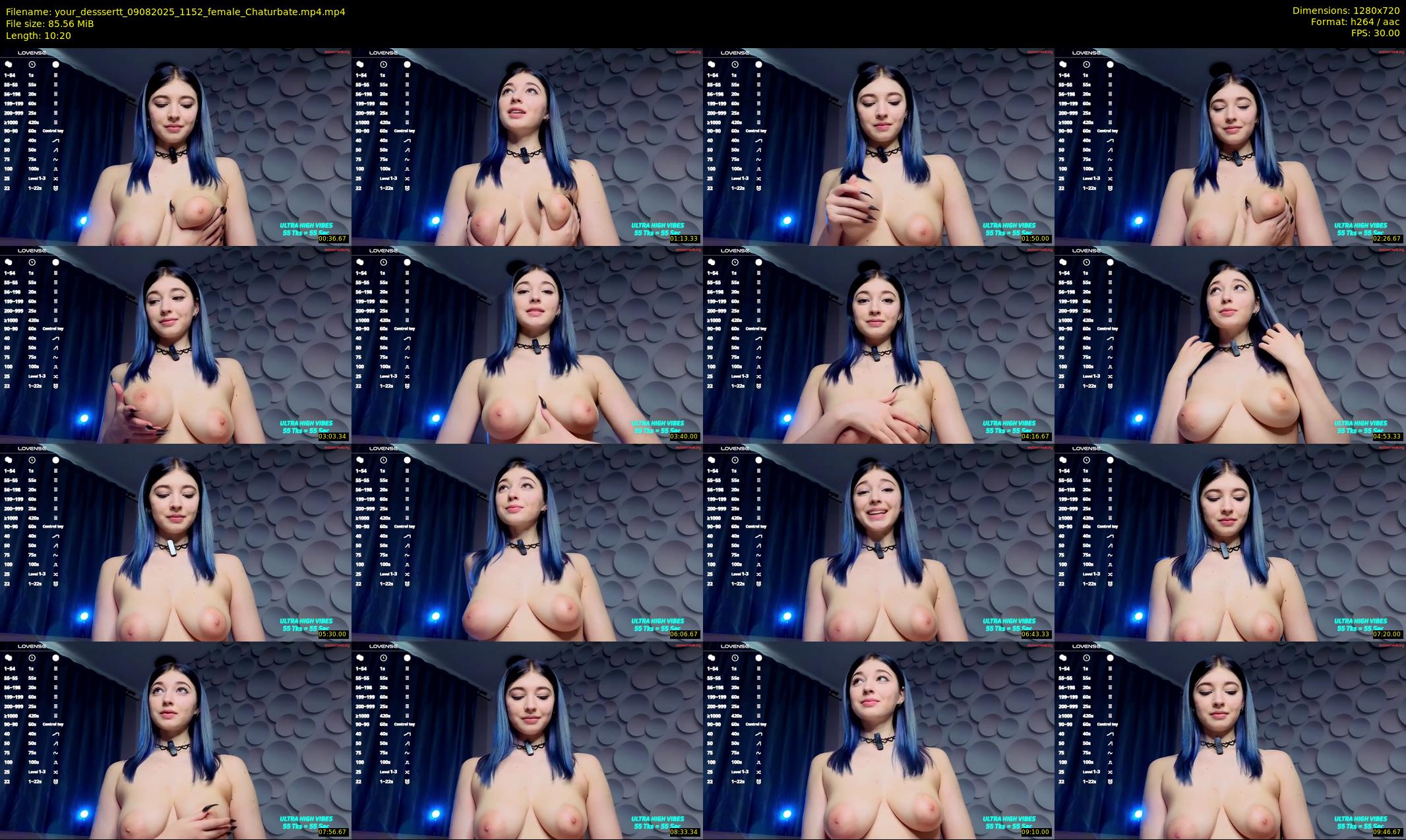 your_desssertt — 11 minute Chaturbate female cam show recording, 720p, Aug 9, 2025