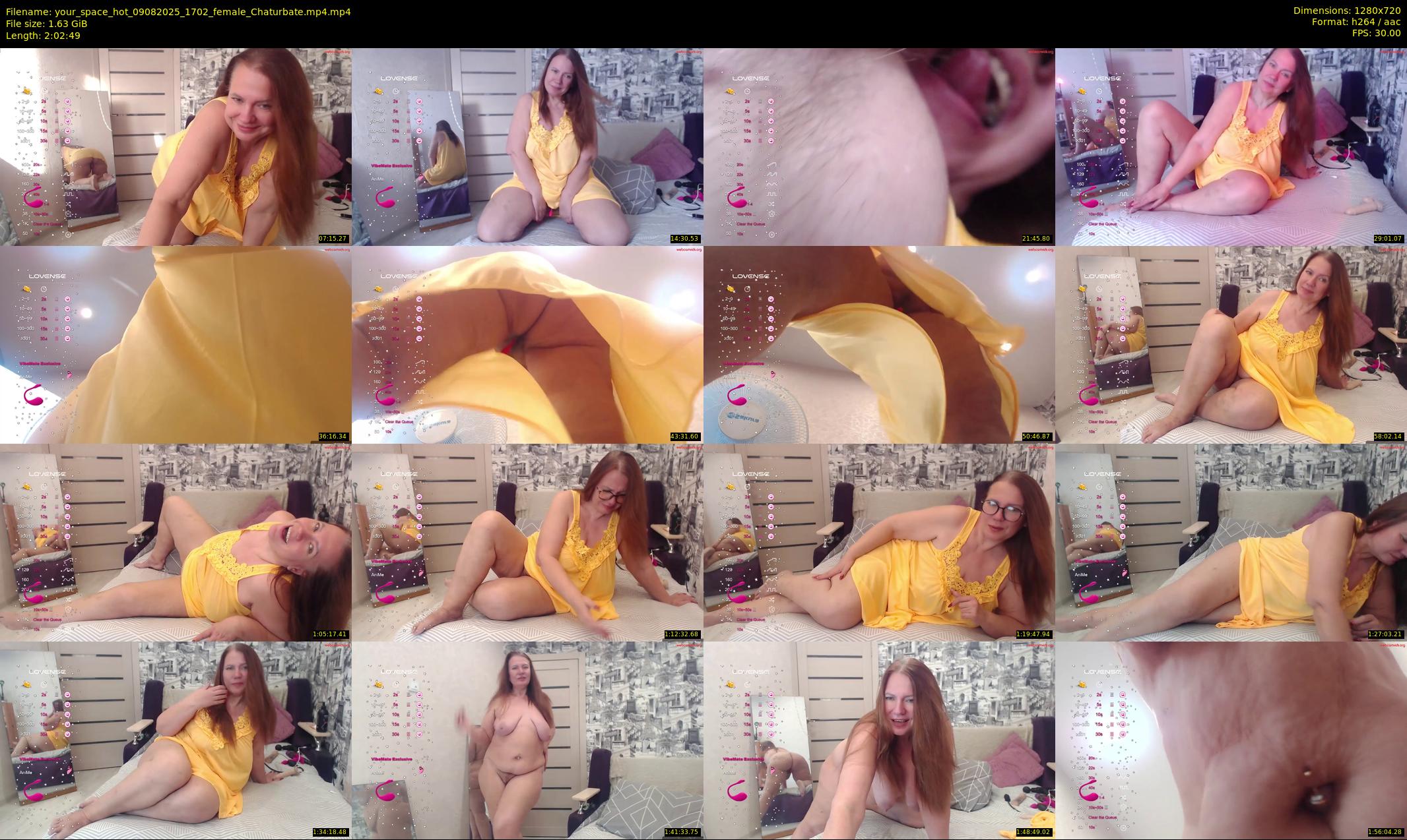 your_space_hot — 123 minute Chaturbate female cam show recording, 720p, Aug 9, 2025