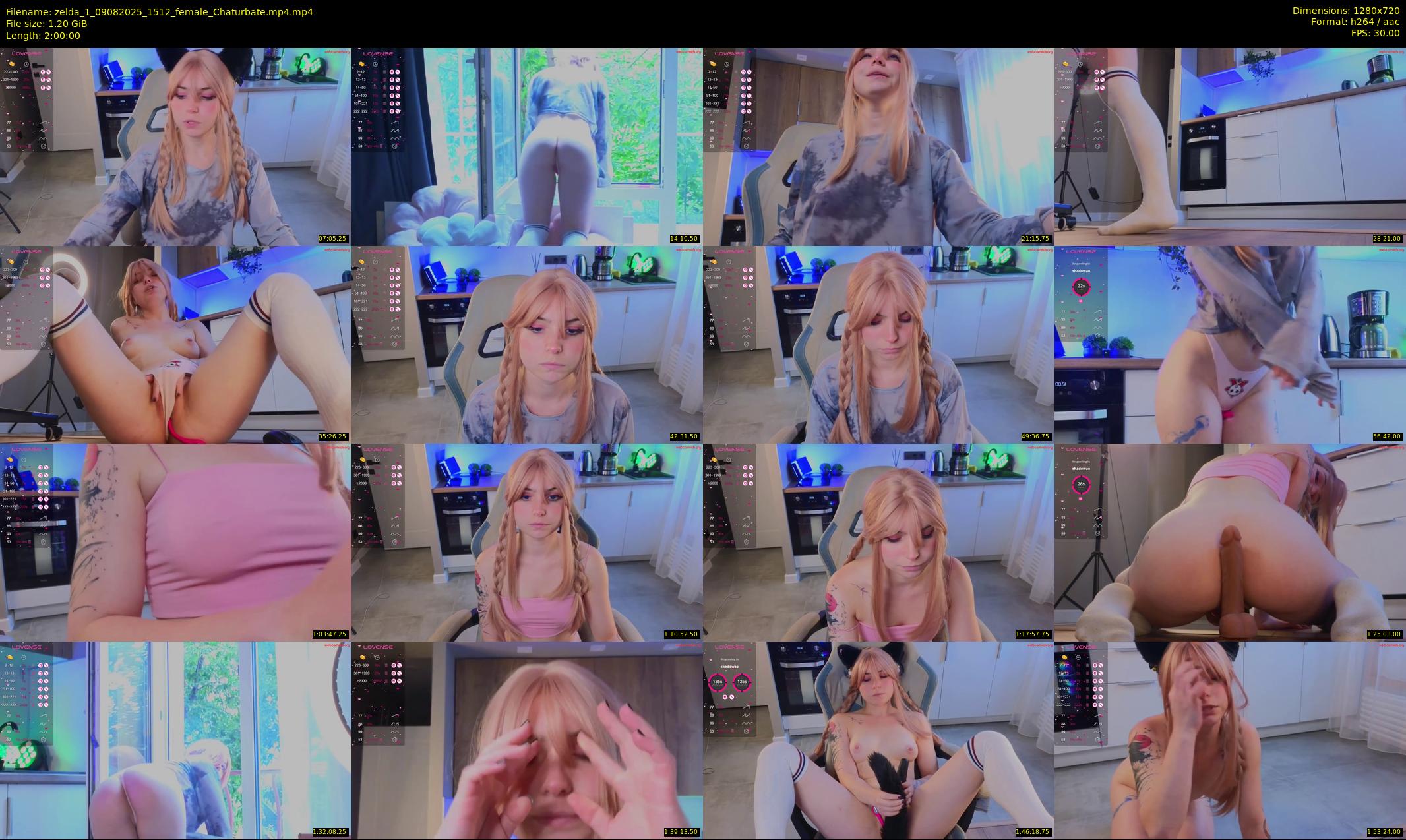 zelda_1 — 120 minute Chaturbate female cam show recording, 720p, Aug 9, 2025