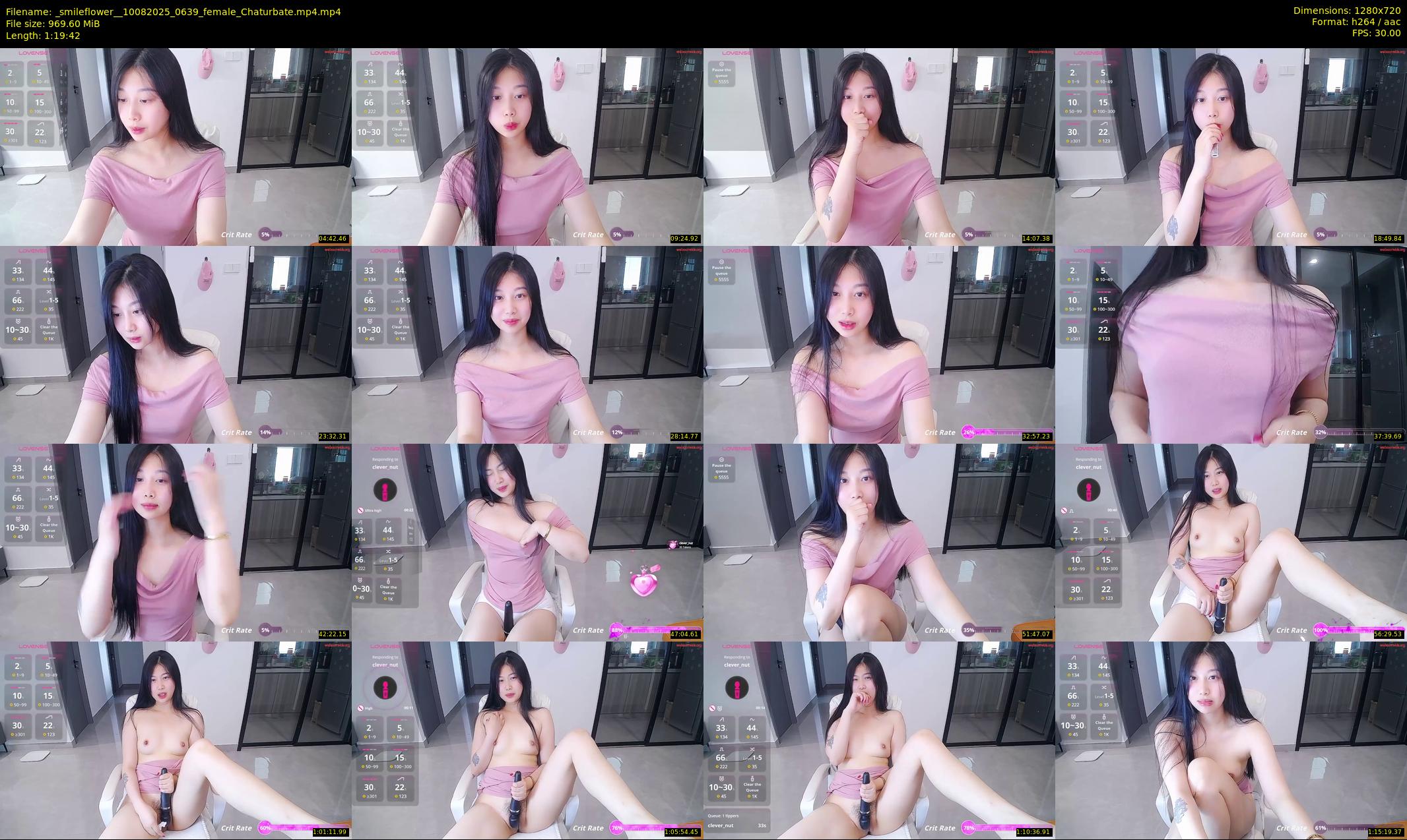 _smileflower_ — 80 minute Chaturbate female cam show recording, 720p, Aug 10, 2025