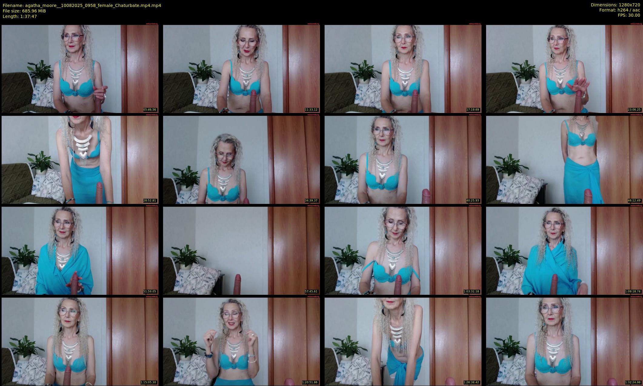 agatha_moore_ — 98 minute Chaturbate female cam show recording, 720p, Aug 10, 2025