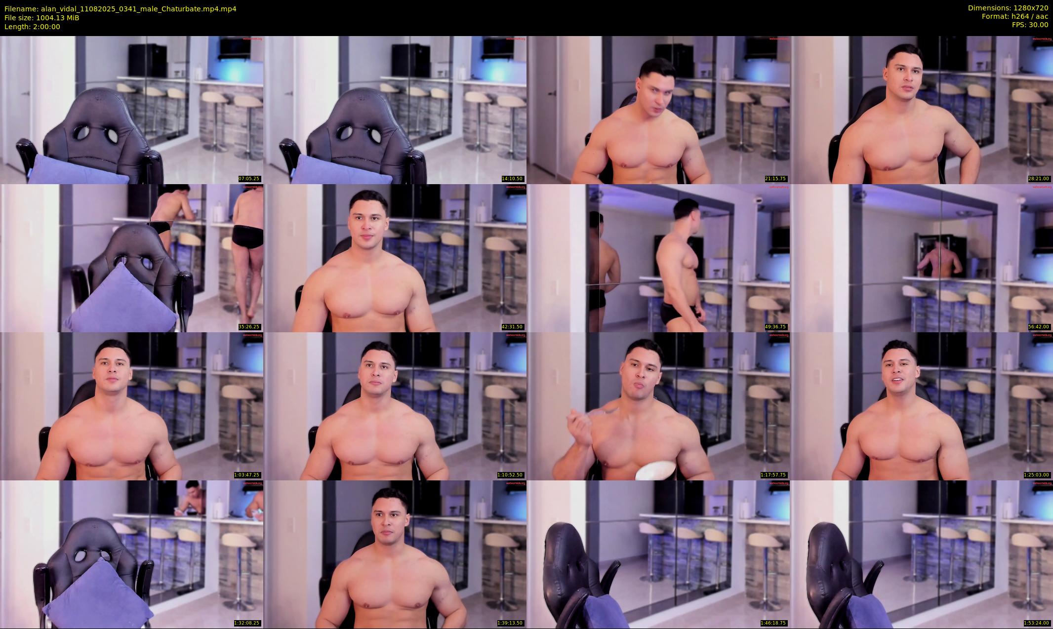 alan_vidal — 120 minute Chaturbate male cam show recording, 720p, Aug 11, 2025